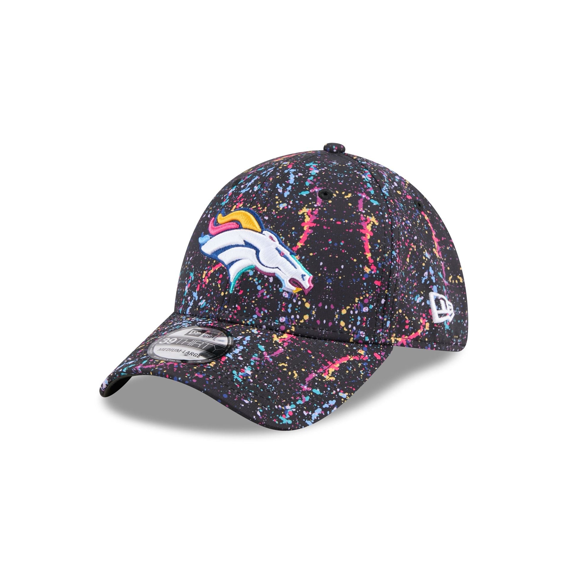 Denver Broncos 2025 Crucial Catch 39THIRTY Stretch Fit Hat
