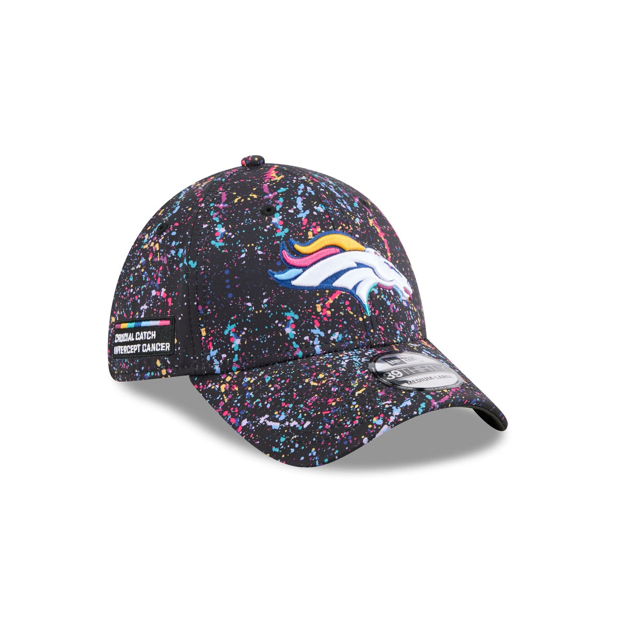 Denver Broncos 2025 Crucial Catch 39THIRTY Stretch Fit Hat