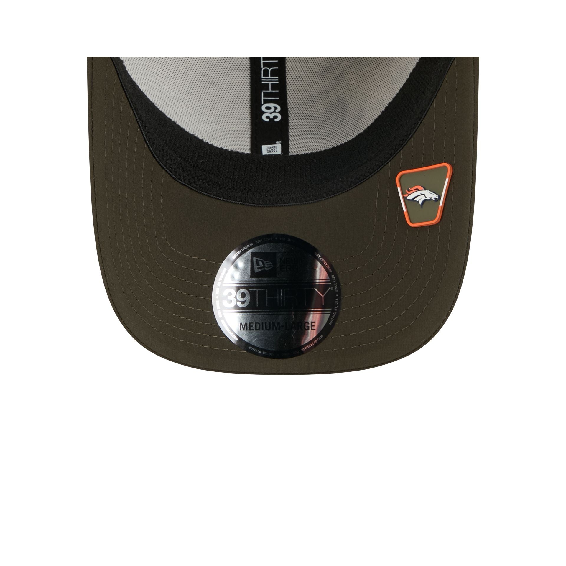 Denver Broncos 2025 Salute to Service Digi Camo 39THIRTY Stretch Fit Hat