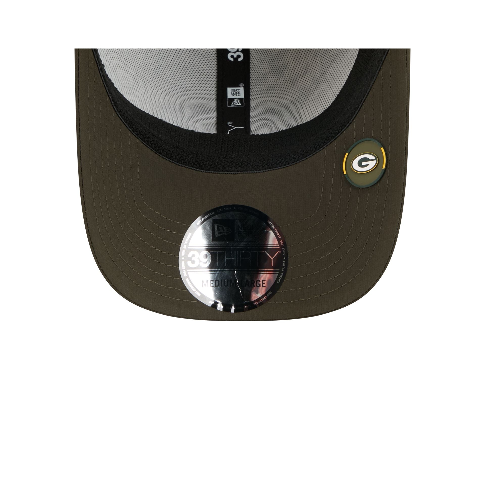 Green Bay Packers 2025 Salute to Service Digi Camo 39THIRTY Stretch Fit Hat