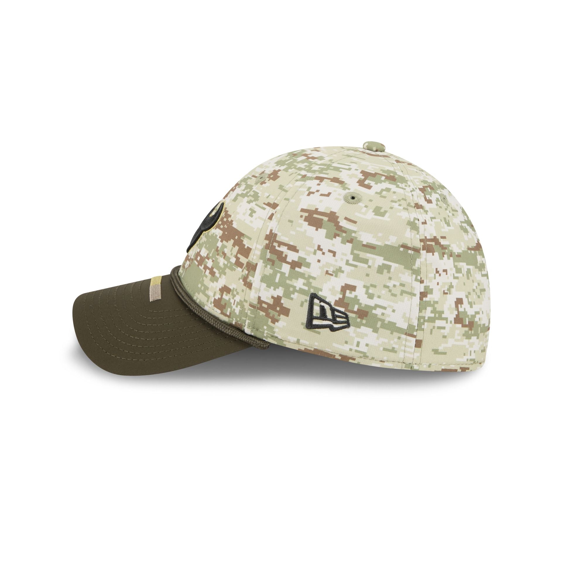 Houston Texans 2025 Salute to Service Digi Camo 39THIRTY Stretch Fit Hat