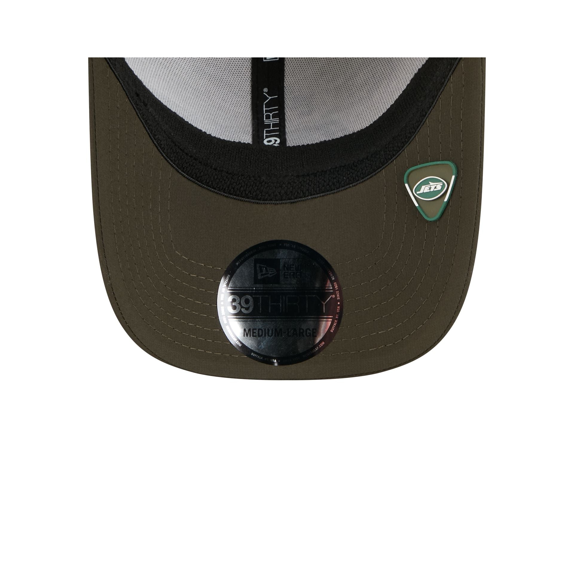 New York Jets 2025 Salute to Service Digi Camo 39THIRTY Stretch Fit Hat