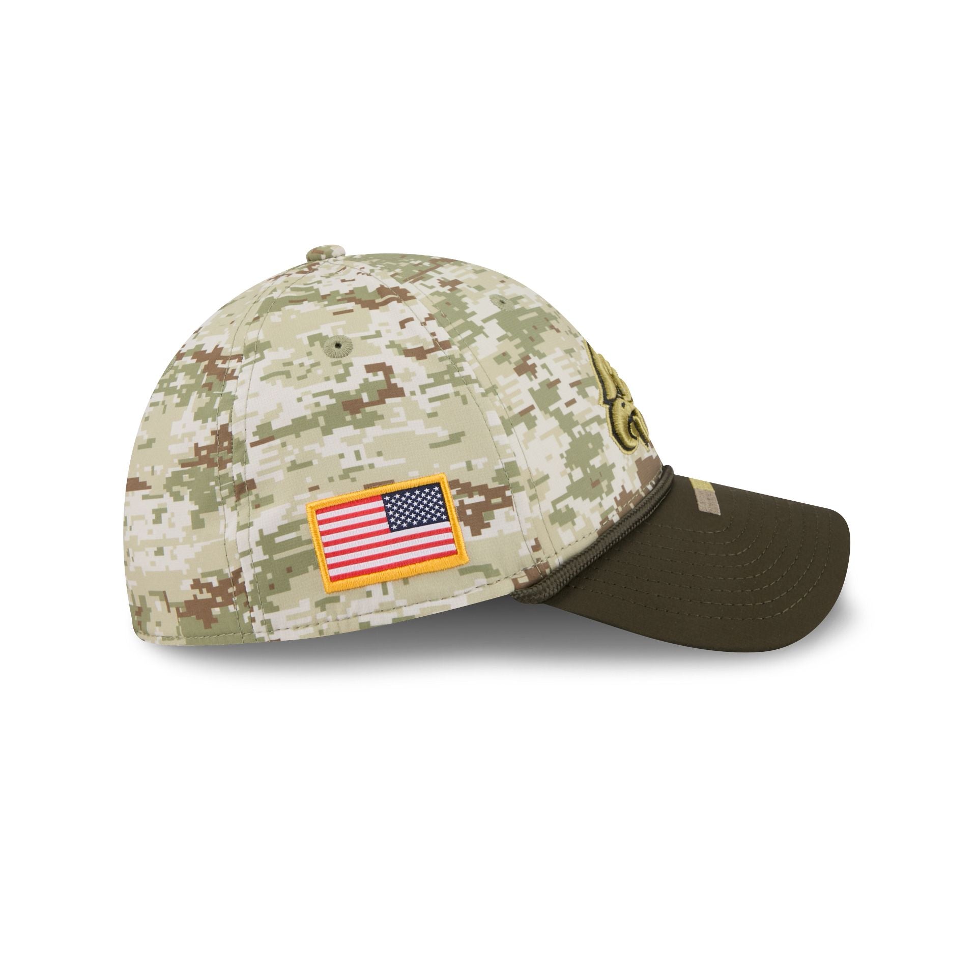 Philadelphia Eagles 2025 Salute to Service Digi Camo 39THIRTY Stretch Fit Hat