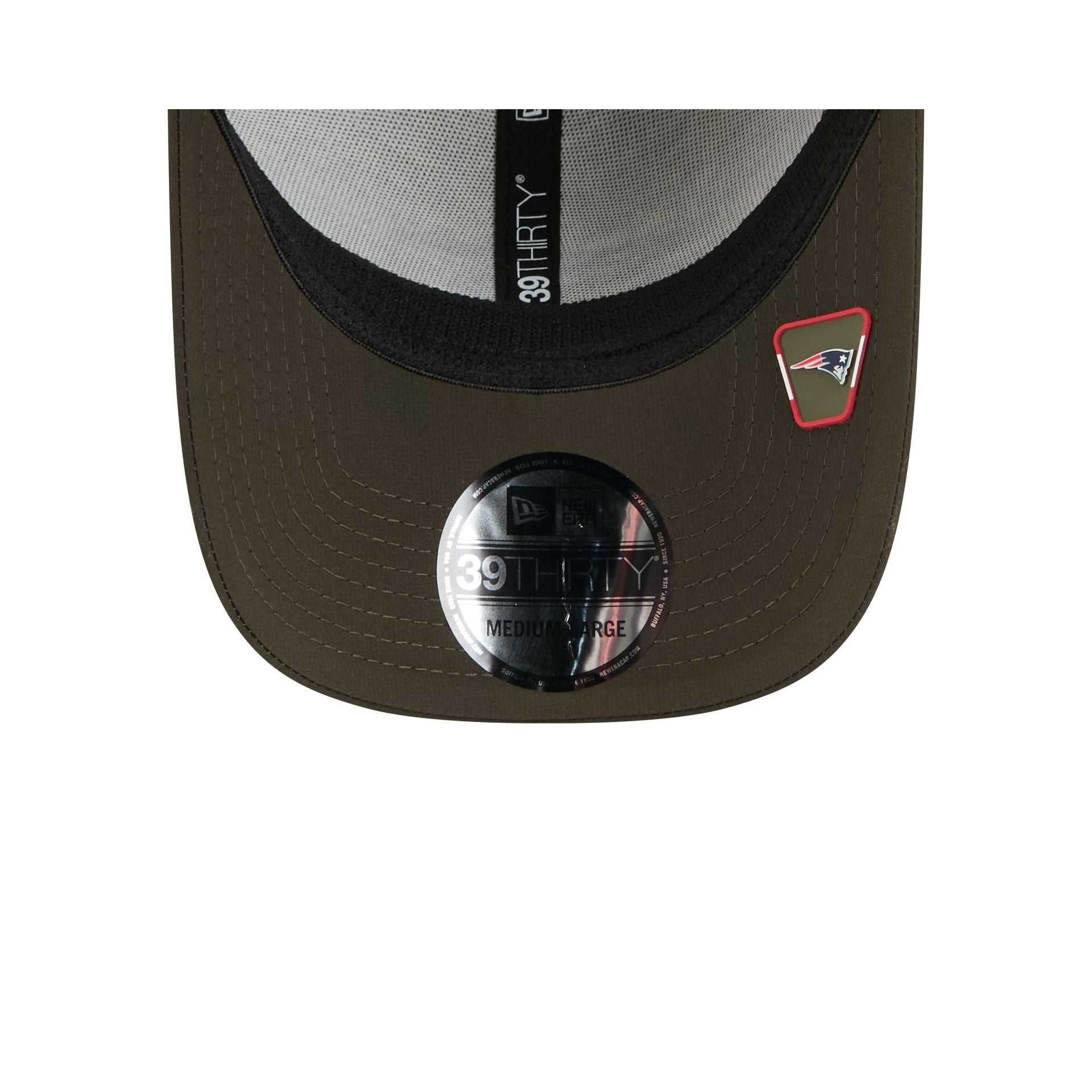 New England Patriots 2025 Salute to Service Digi Camo 39THIRTY Stretch Fit Hat