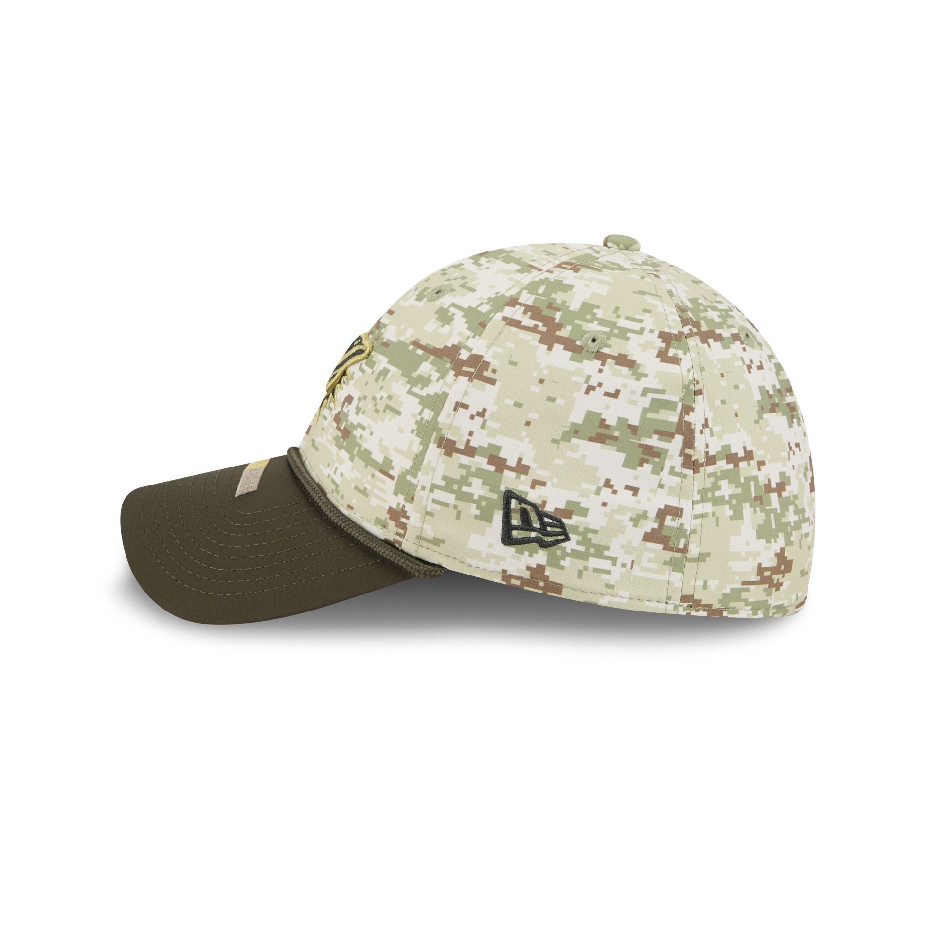 Miami Dolphins 2025 Salute to Service Digi Camo 39THIRTY Stretch Fit Hat