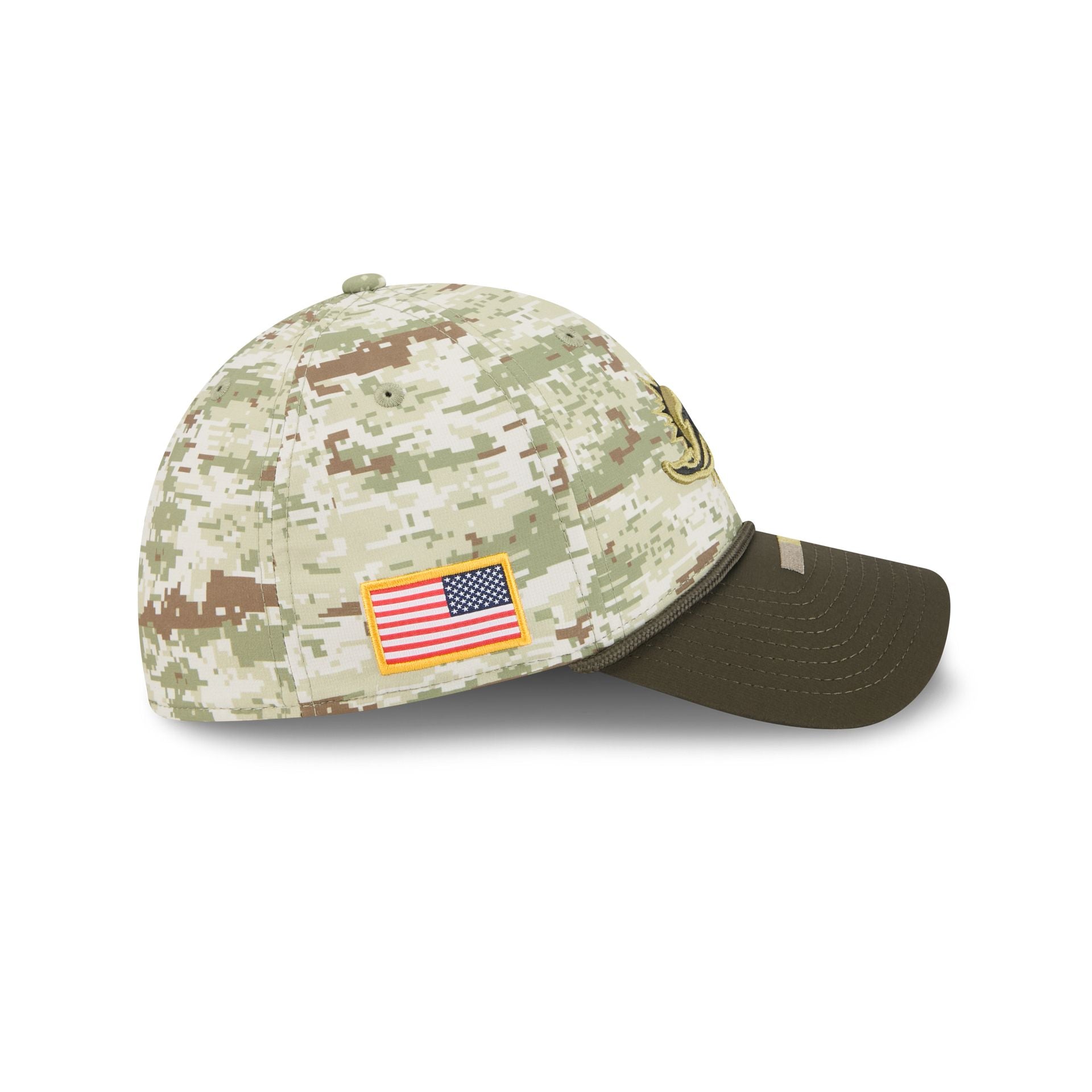 Miami Dolphins 2025 Salute to Service Digi Camo 39THIRTY Stretch Fit Hat