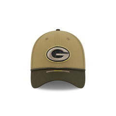 Green Bay Packers 2025 Salute to Service 39THIRTY Stretch Fit Hat