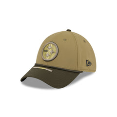 Pittsburgh Steelers 2025 Salute to Service 39THIRTY Stretch Fit Hat