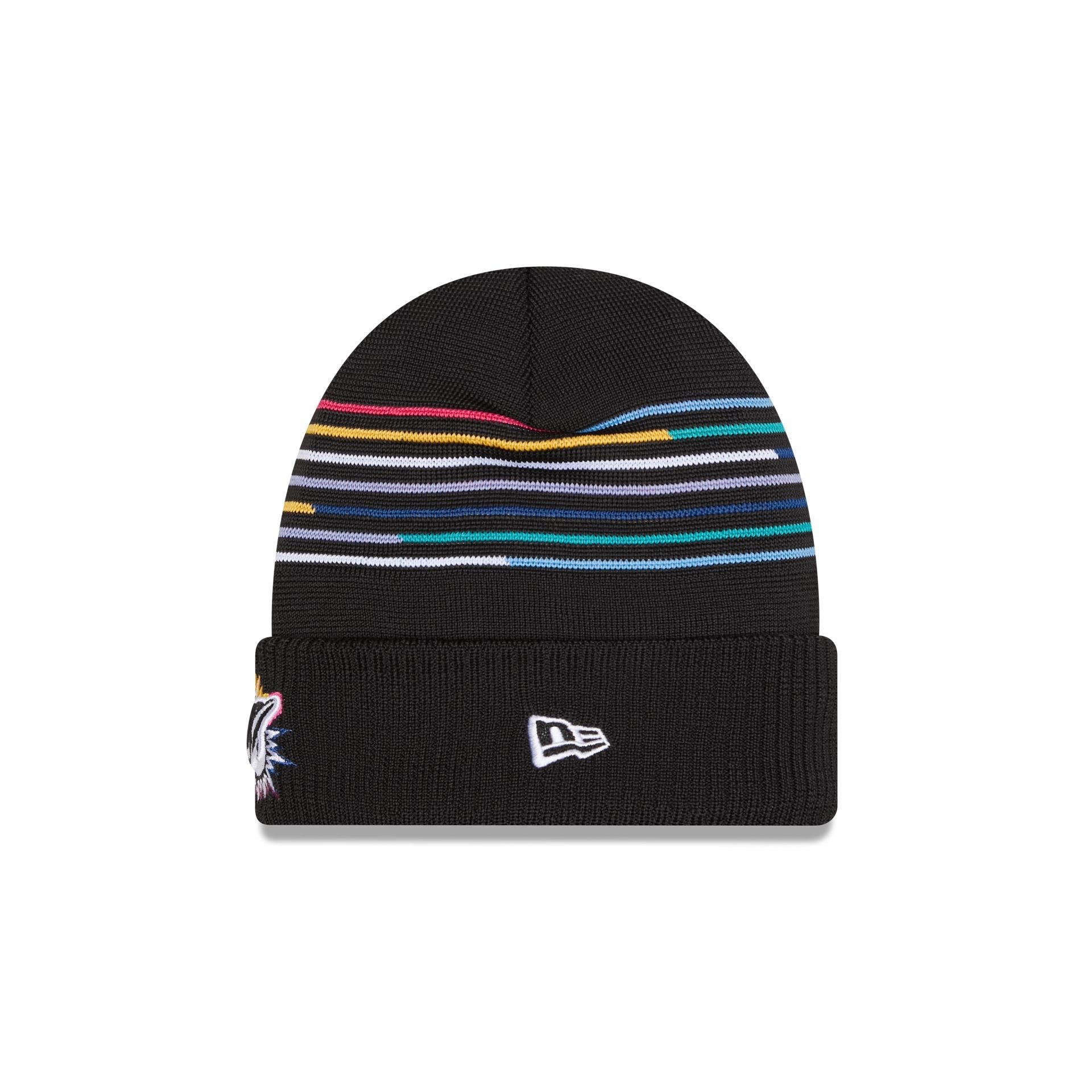 Miami Dolphins 2025 Crucial Catch Cuff Knit Hat