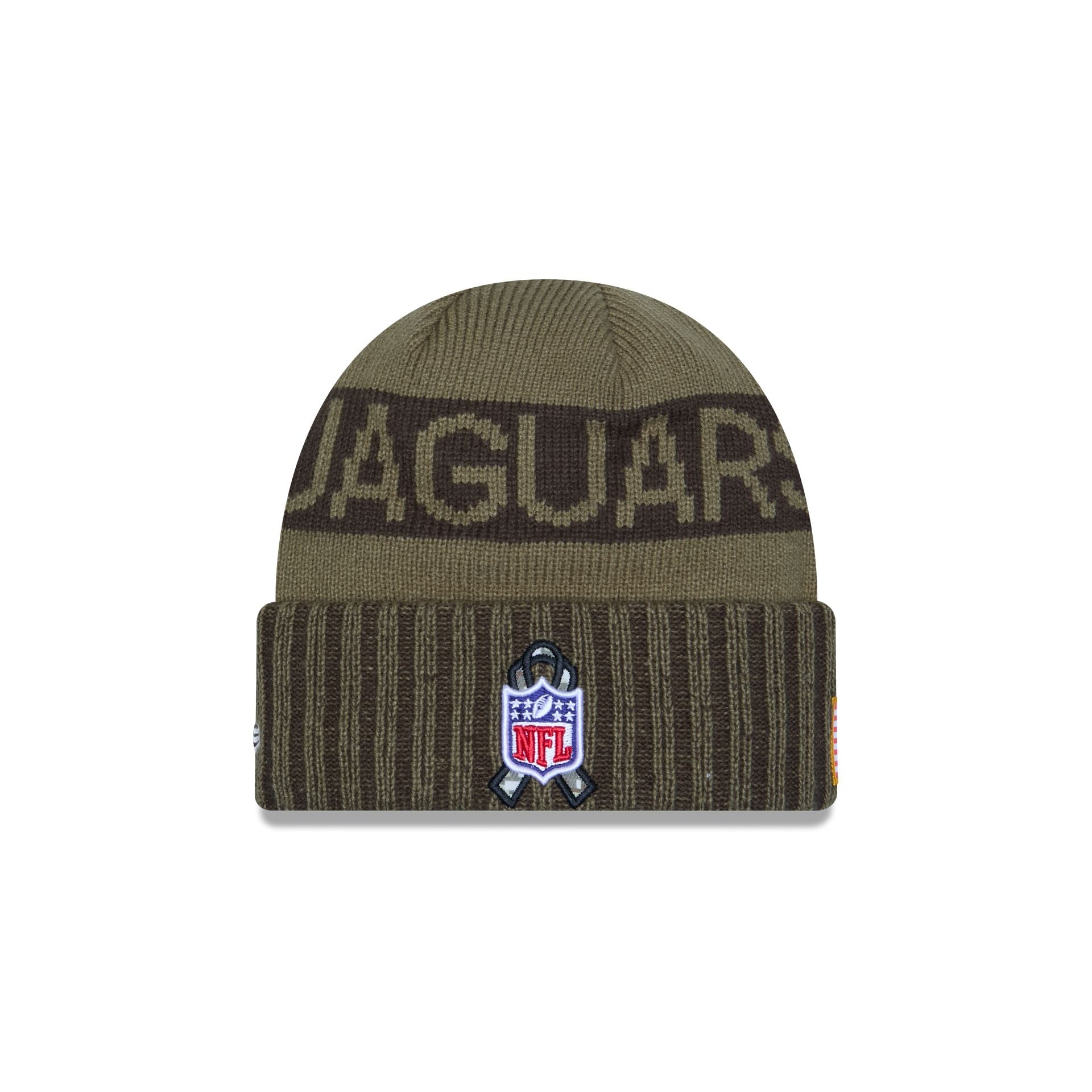 Jacksonville Jaguars 2025 Salute to Service Cuff Knit Hat