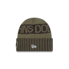 Miami Dolphins 2025 Salute to Service Cuff Knit Hat