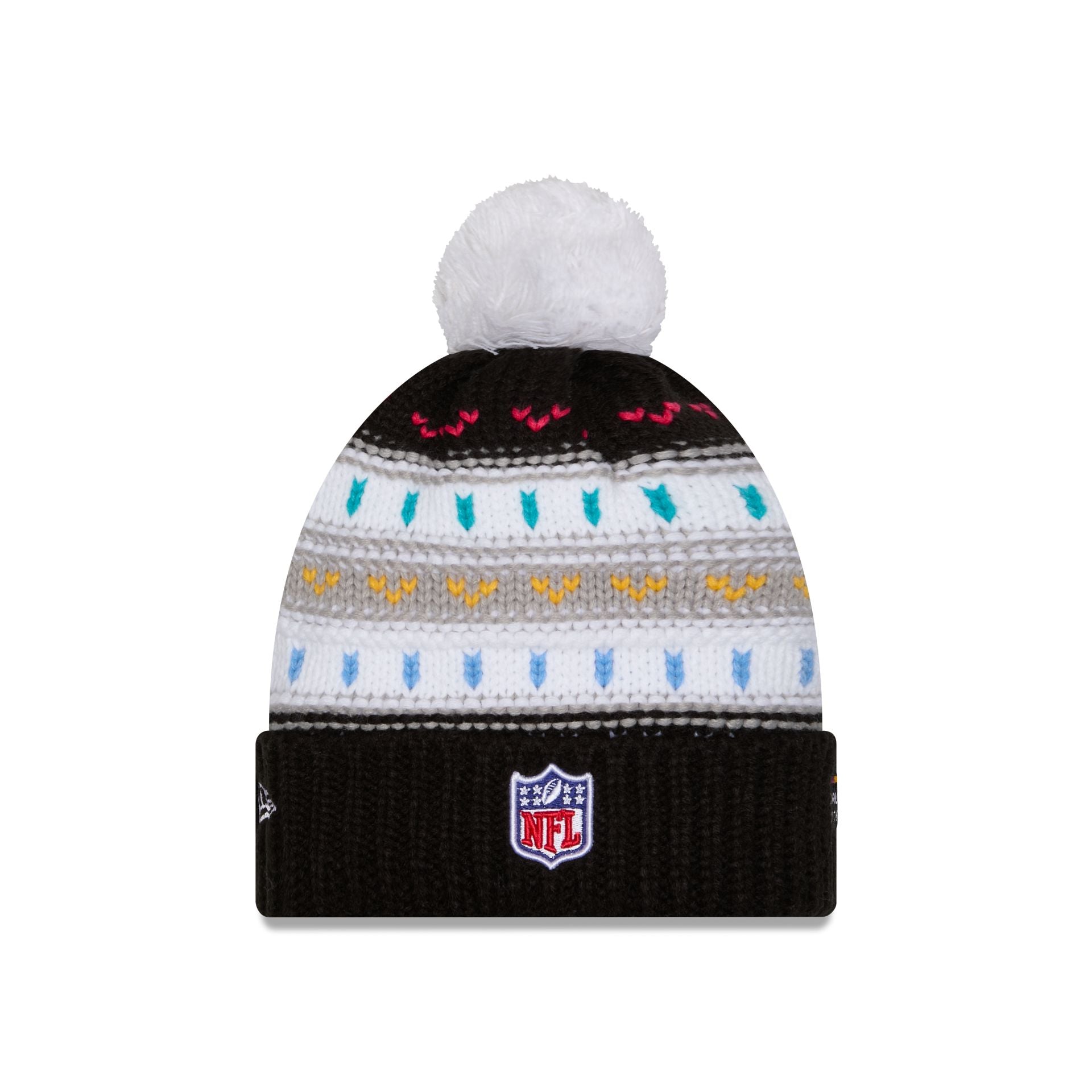 Minnesota Vikings 2025 Crucial Catch Women's Pom Knit Hat
