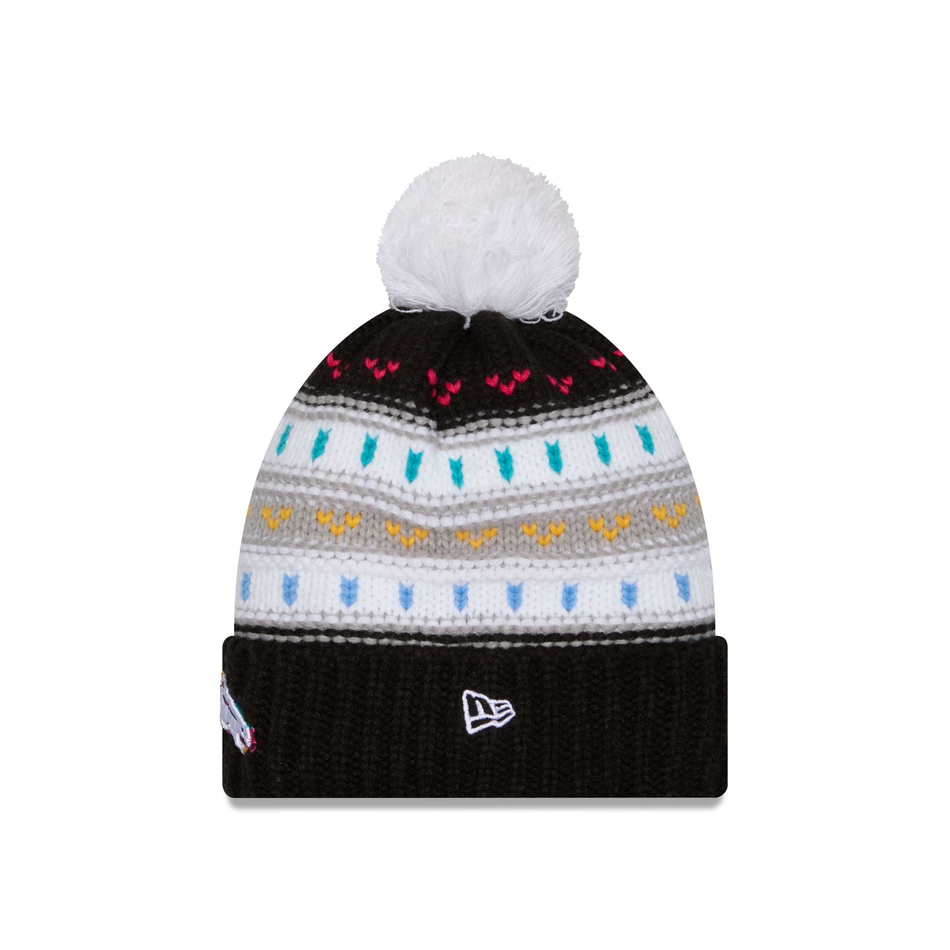Denver Broncos 2025 Crucial Catch Women's Pom Knit Hat