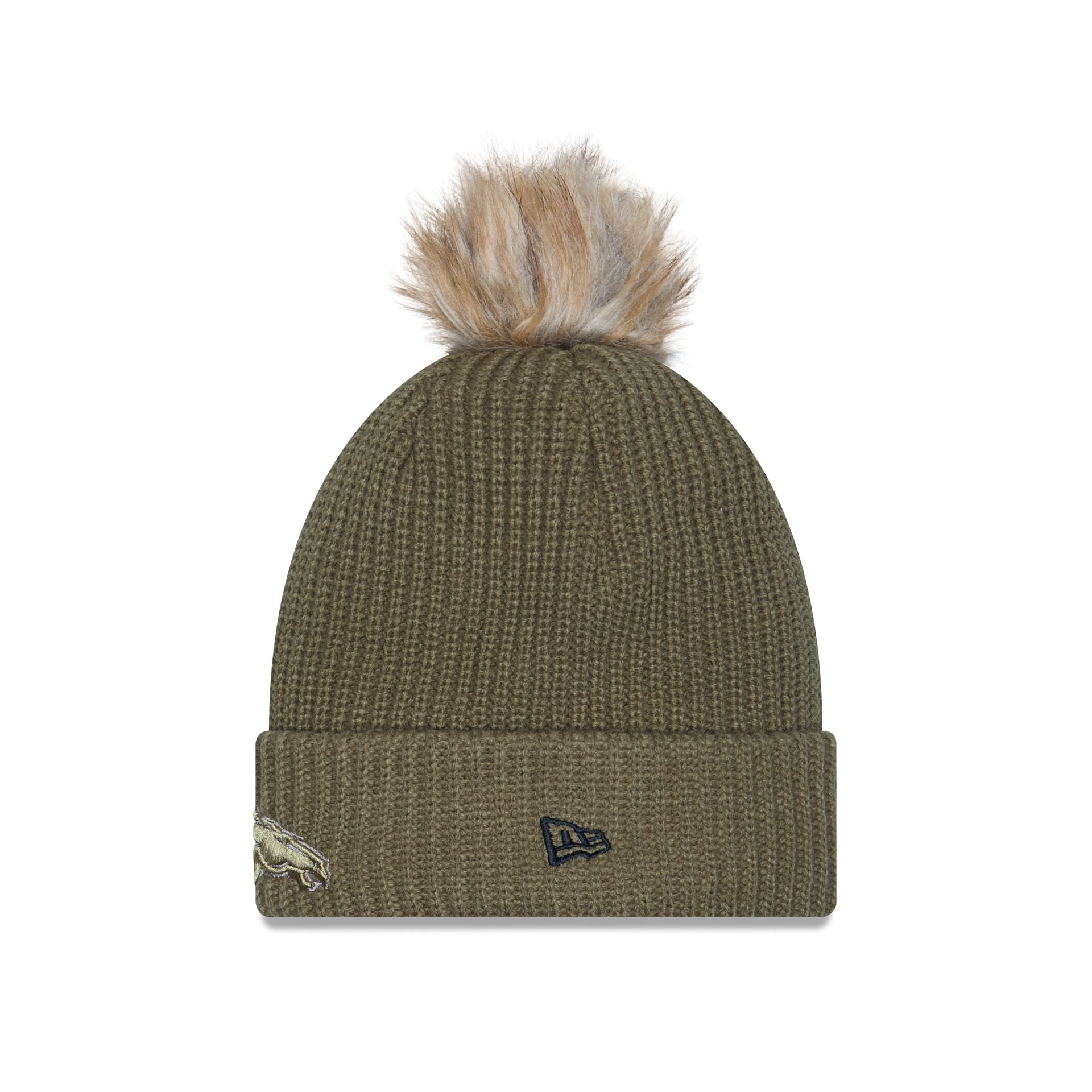 Denver Broncos 2025 Salute to Service Women's Pom Knit Hat