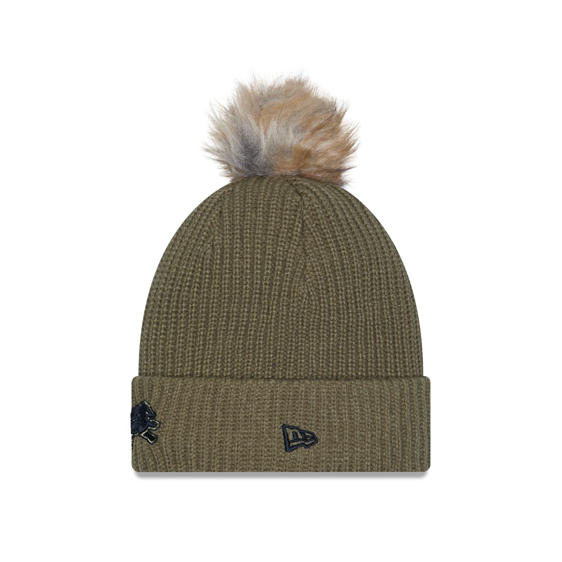 Detroit Lions 2025 Salute to Service Women's Pom Knit Hat