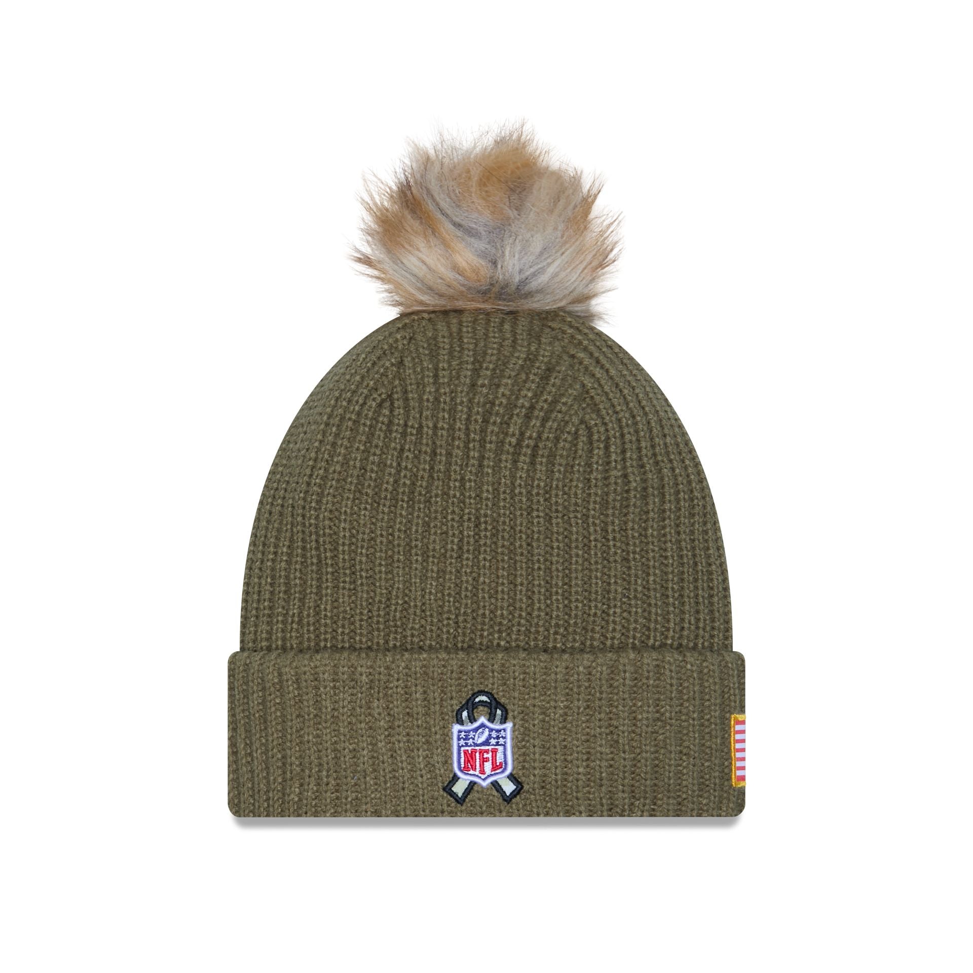 Kansas City Chiefs 2025 Salute to Service Women's Pom Knit Hat