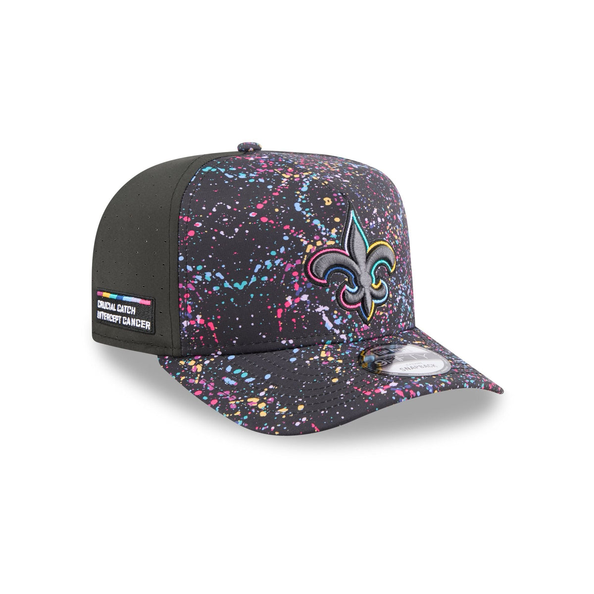 New Orleans Saints 2025 Crucial Catch 9FIFTY A-Frame Snapback Hat