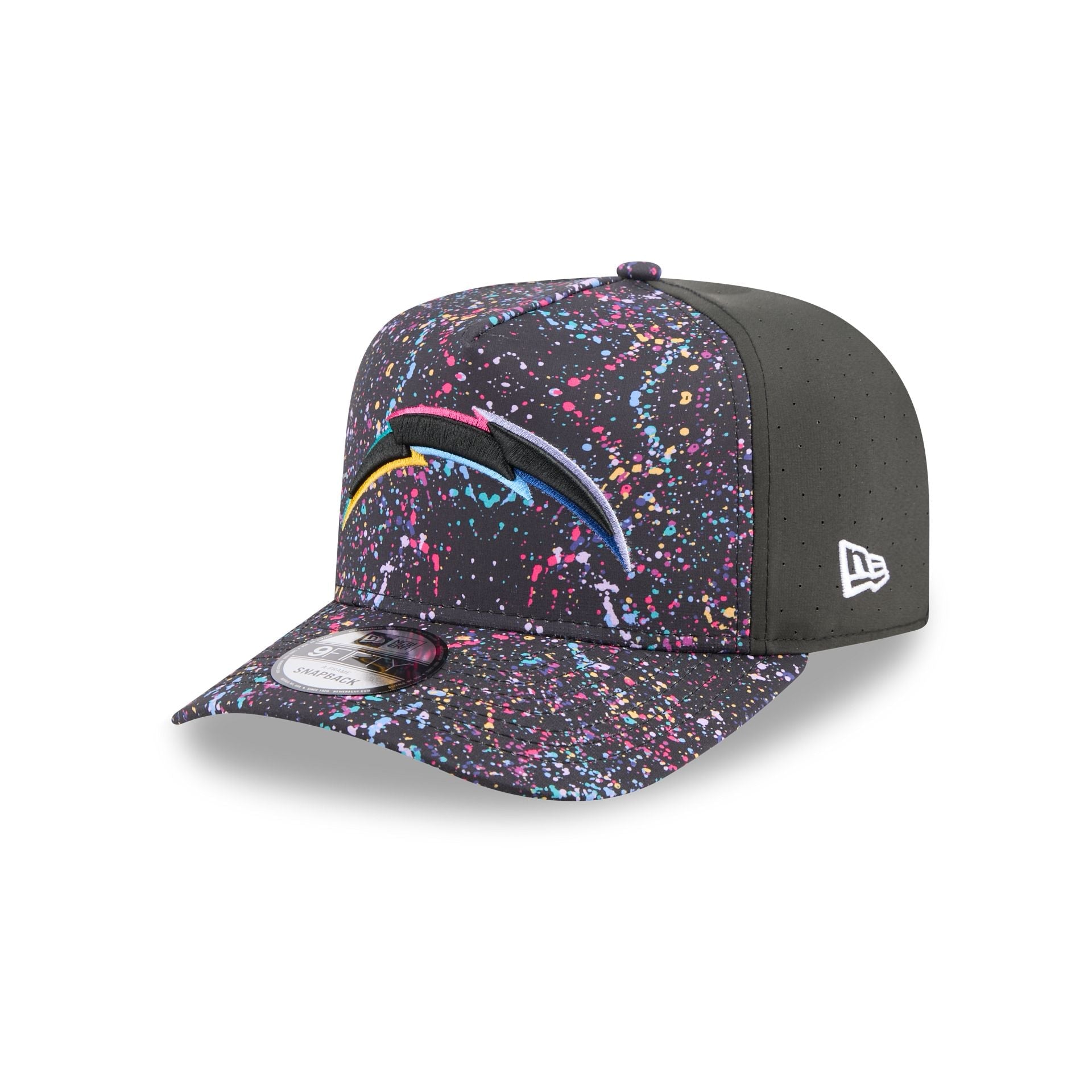 Los Angeles Chargers 2025 Crucial Catch 9FIFTY A-Frame Snapback Hat