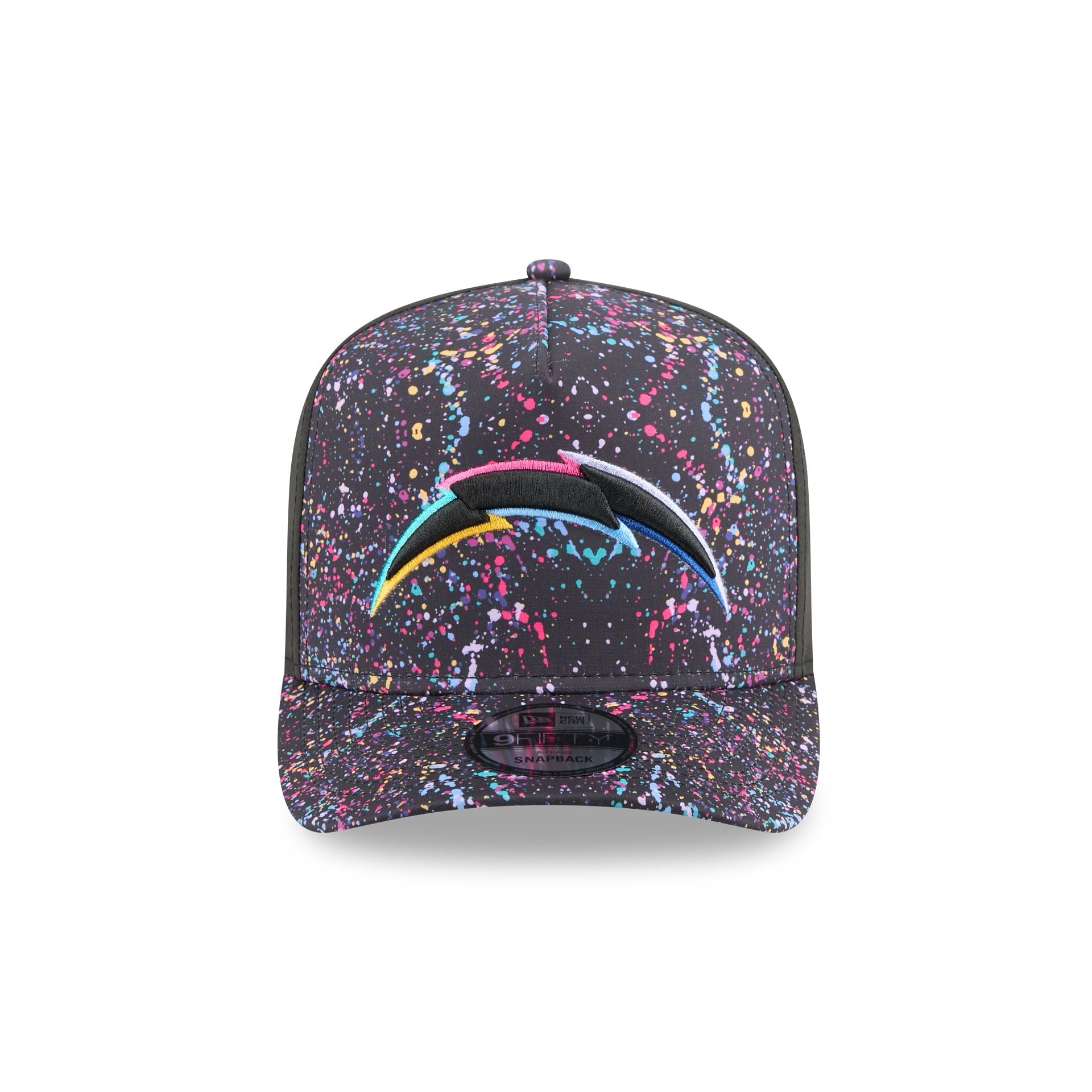 Los Angeles Chargers 2025 Crucial Catch 9FIFTY A-Frame Snapback Hat