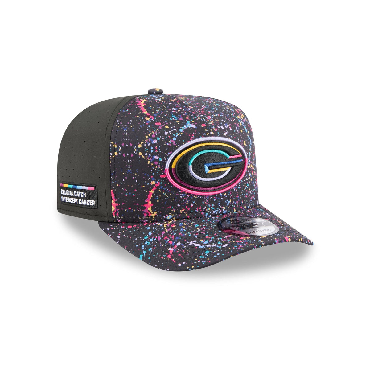 Green Bay Packers 2025 Crucial Catch 9FIFTY A-Frame Snapback Hat