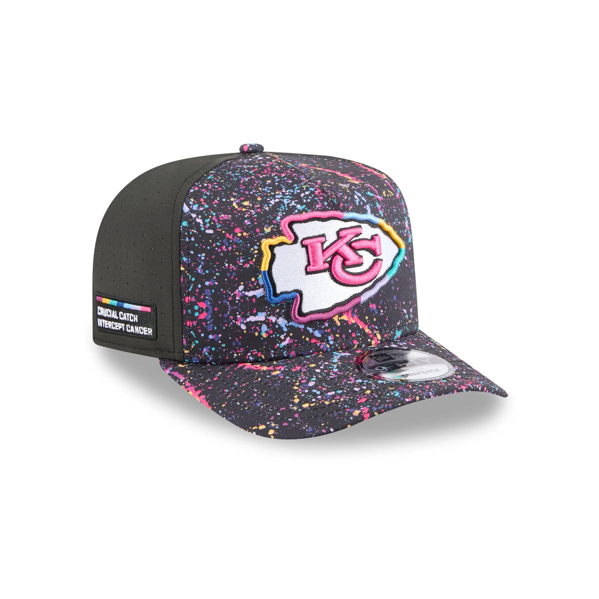 Kansas City Chiefs 2025 Crucial Catch 9FIFTY A-Frame Snapback Hat