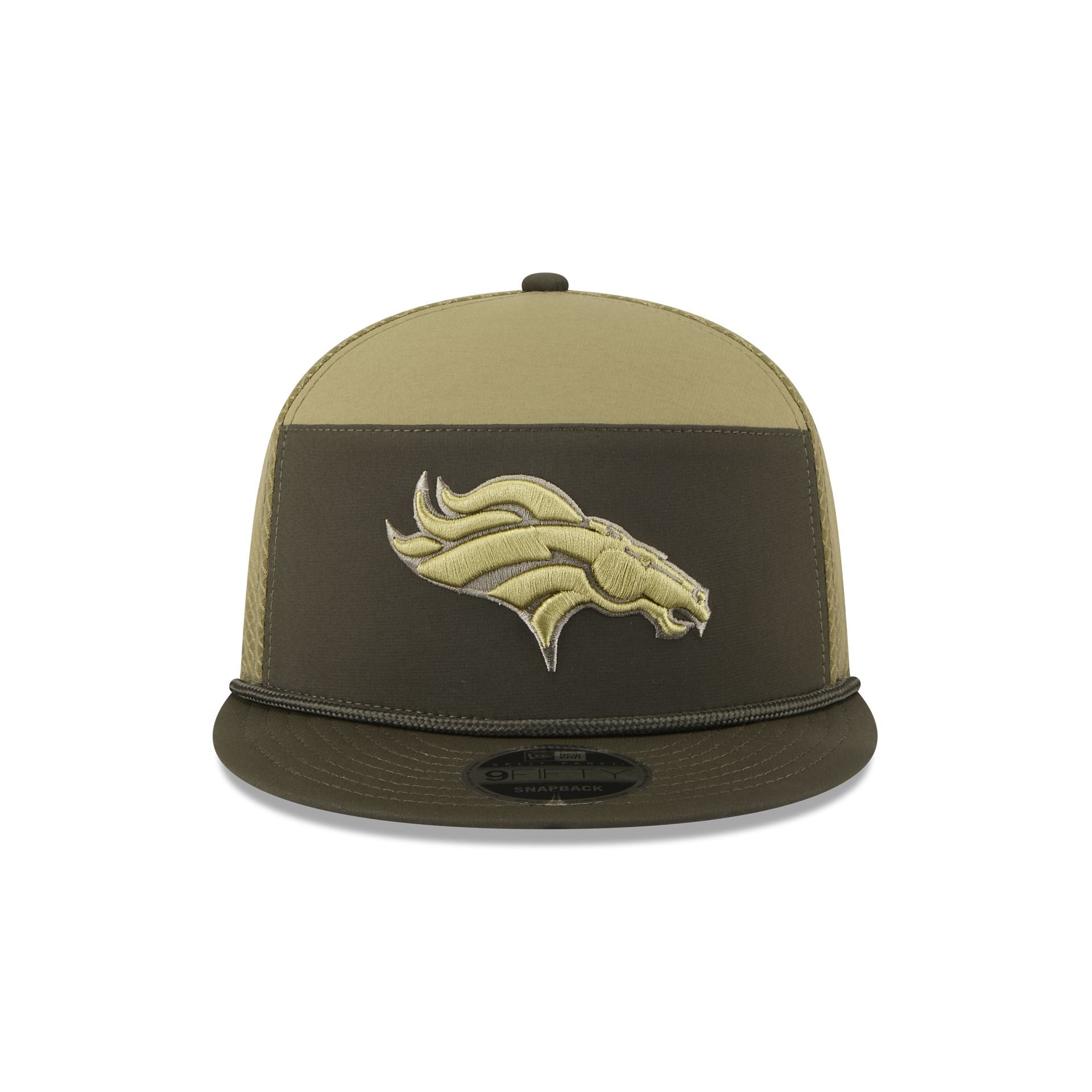Denver Broncos 2025 Salute to Service Split Panel 9FIFTY Trucker Hat
