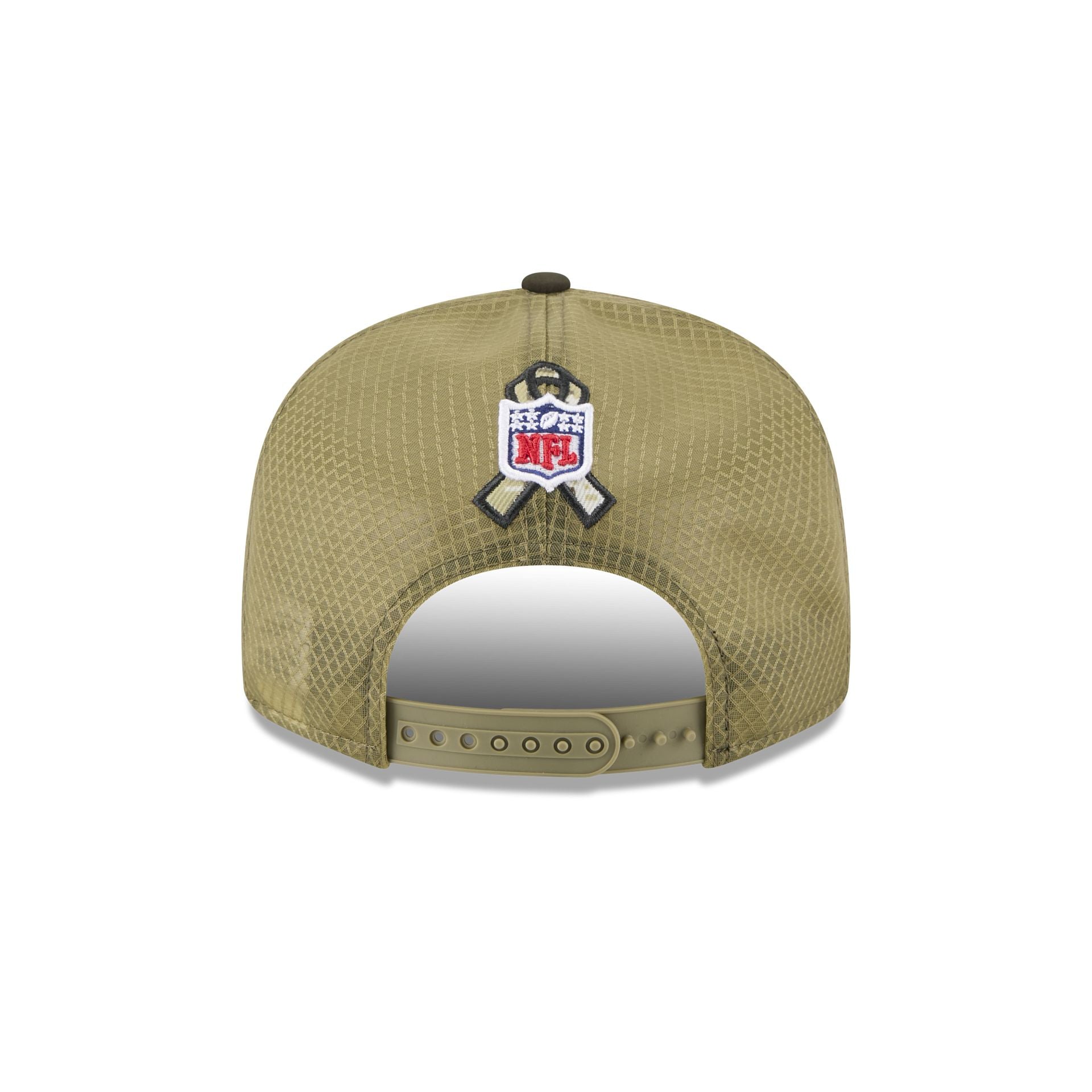 Green Bay Packers 2025 Salute to Service Split Panel 9FIFTY Trucker Hat