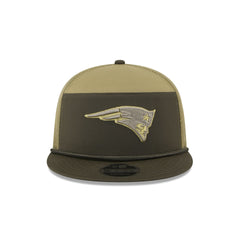 New England Patriots 2025 Salute to Service Split Panel 9FIFTY Trucker Hat