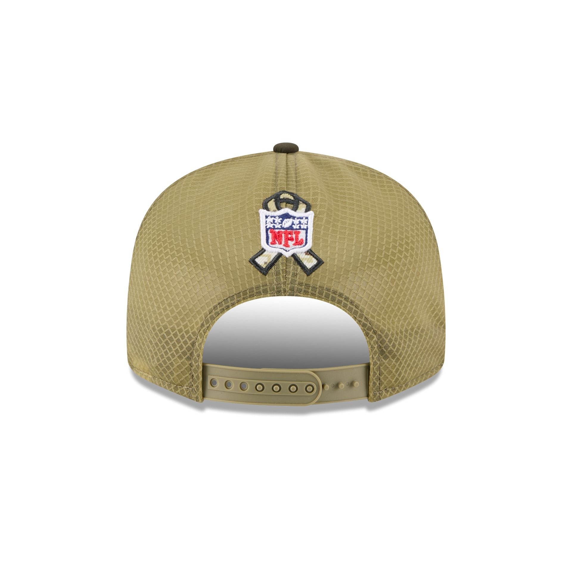 New York Jets 2025 Salute to Service Split Panel 9FIFTY Trucker Hat