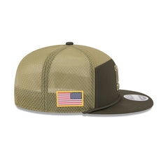 New York Giants 2025 Salute to Service Split Panel 9FIFTY Trucker Hat