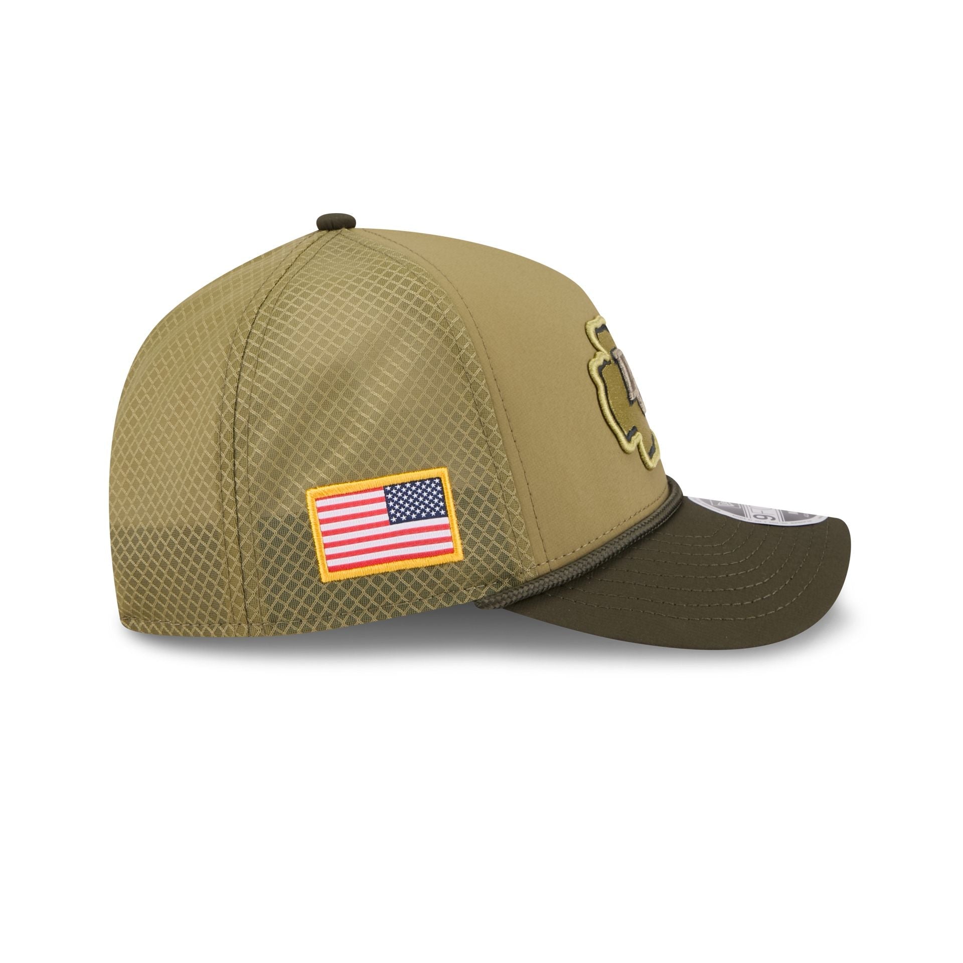 Kansas City Chiefs 2025 Salute to Service 9FORTY M-Crown A-Frame Trucker Hat