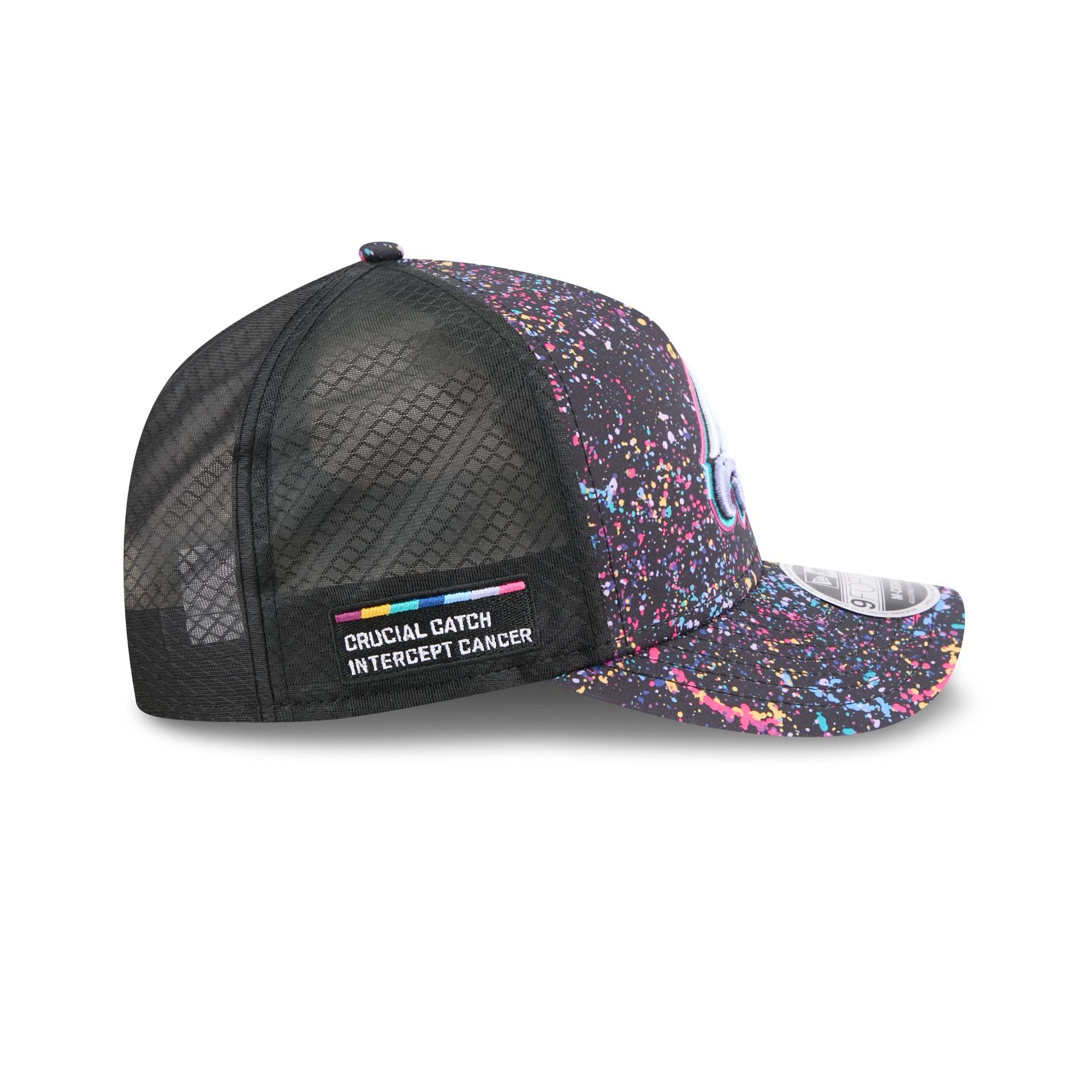 Philadelphia Eagles 2025 Crucial Catch 9FORTY M-Crown A-Frame Trucker Hat