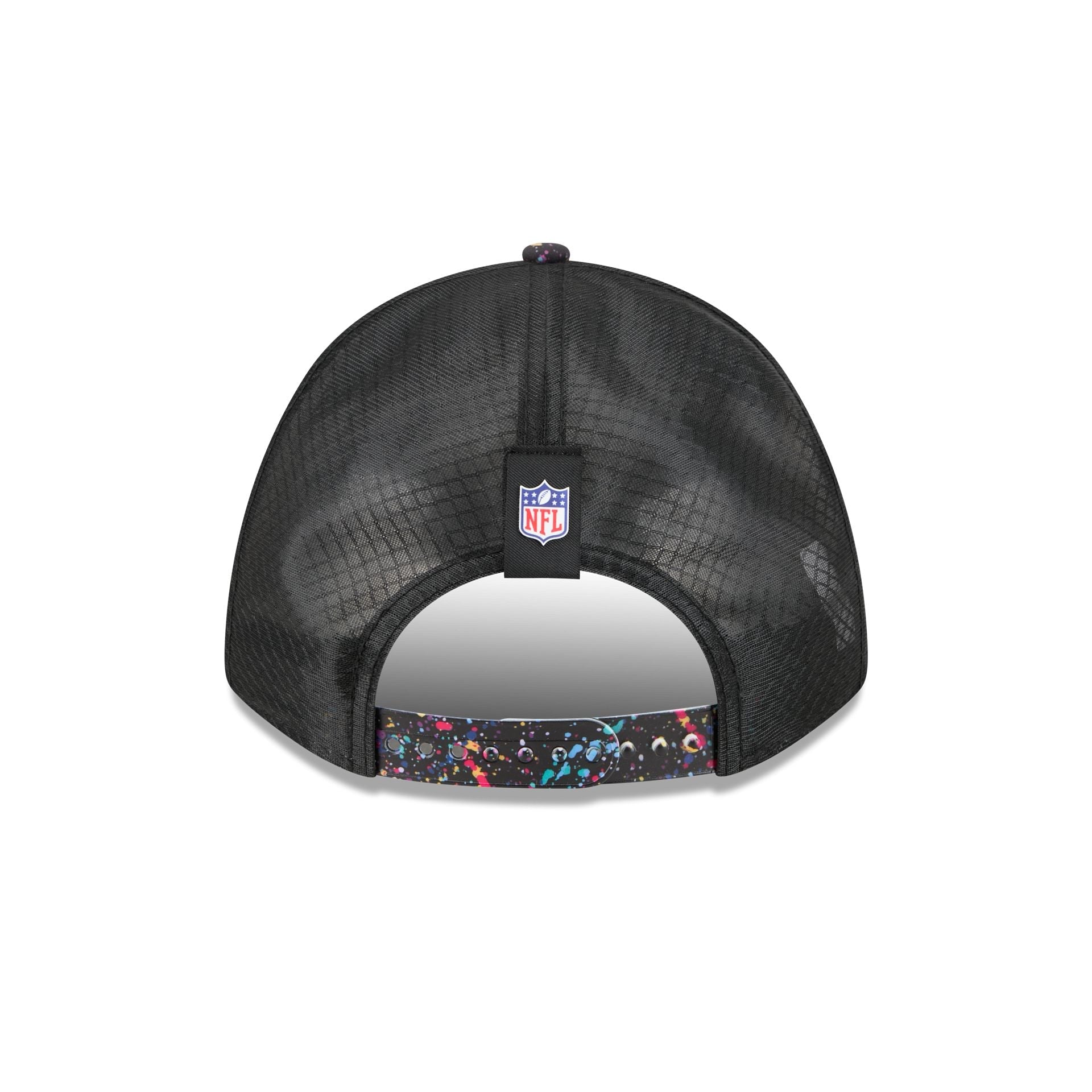 Los Angeles Rams 2025 Crucial Catch 9FORTY M-Crown A-Frame Trucker Hat
