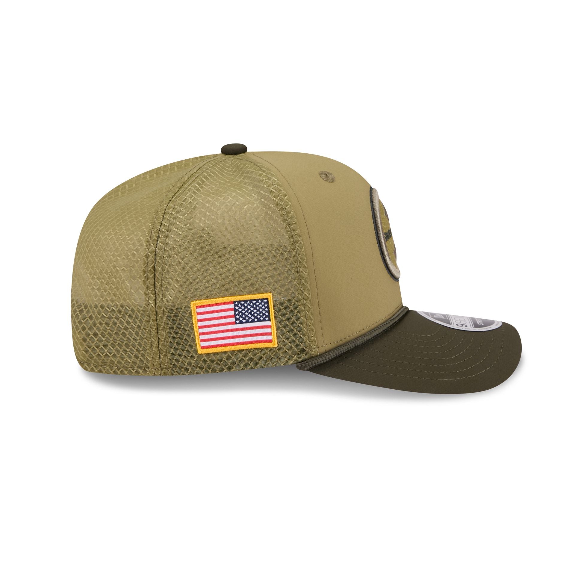 Pittsburgh Steelers 2025 Salute to Service 9SEVENTY Trucker Hat