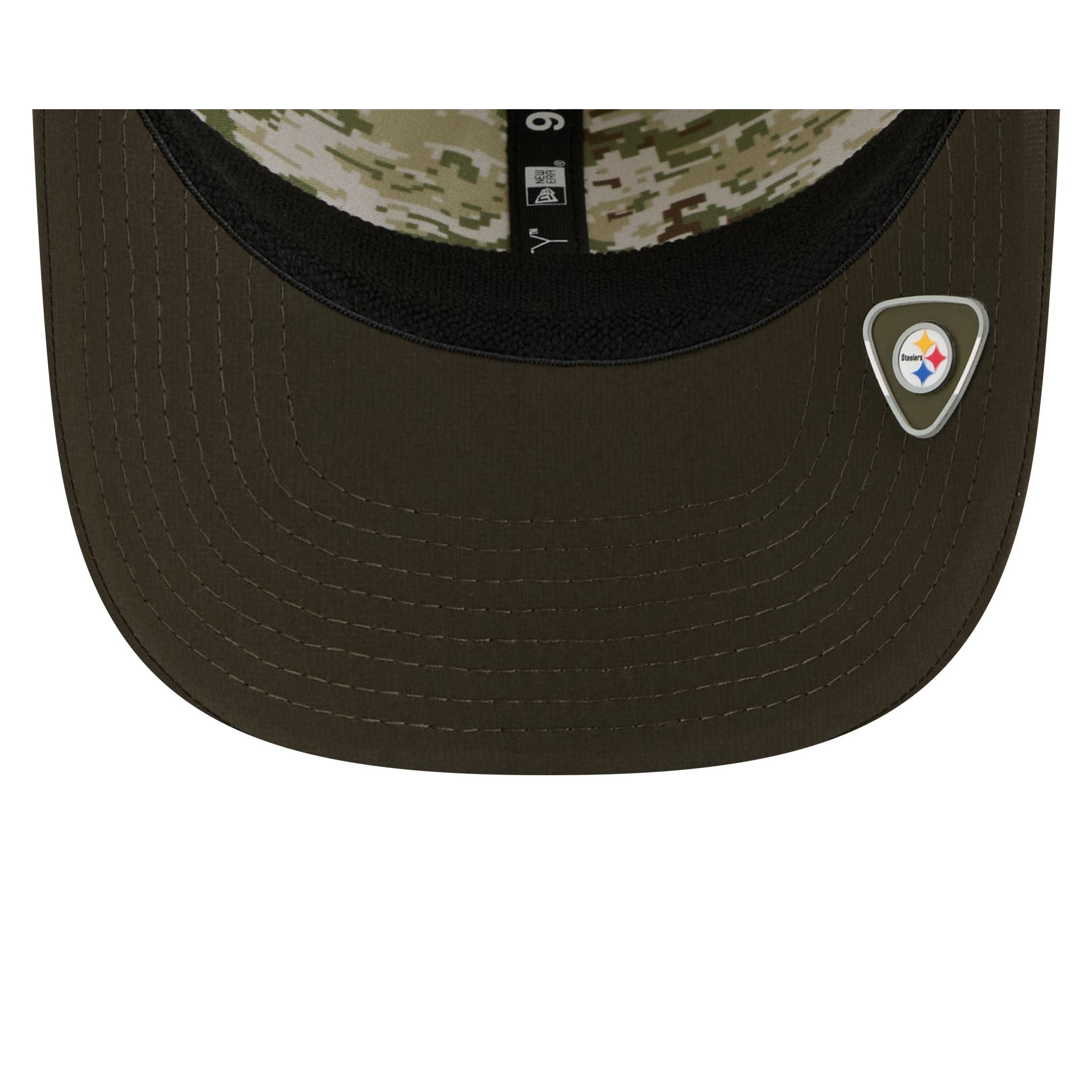 Pittsburgh Steelers 2025 Salute to Service 9SEVENTY Trucker Hat