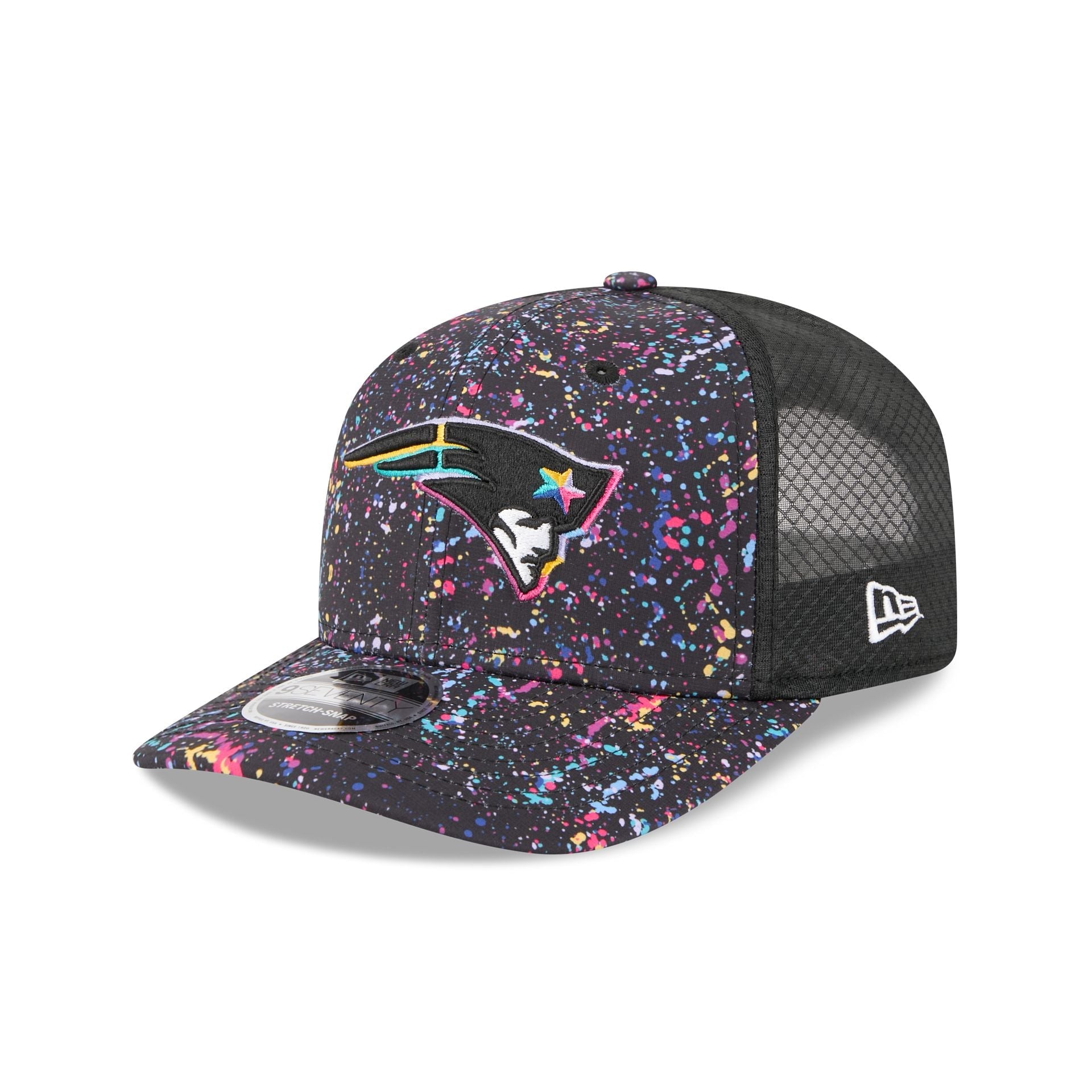 New England Patriots 2025 Crucial Catch 9SEVENTY Trucker Hat