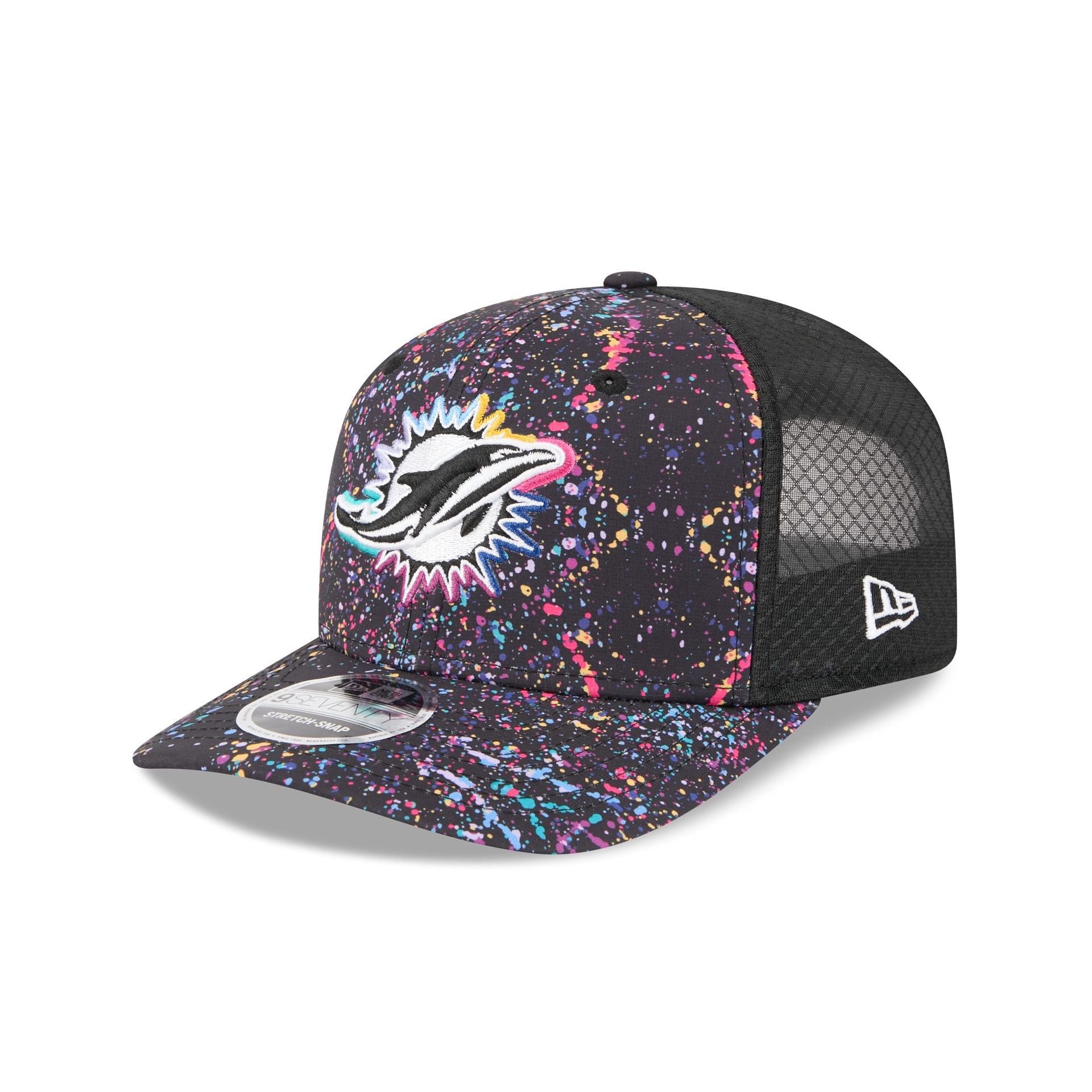 Miami Dolphins 2025 Crucial Catch 9SEVENTY Trucker Hat
