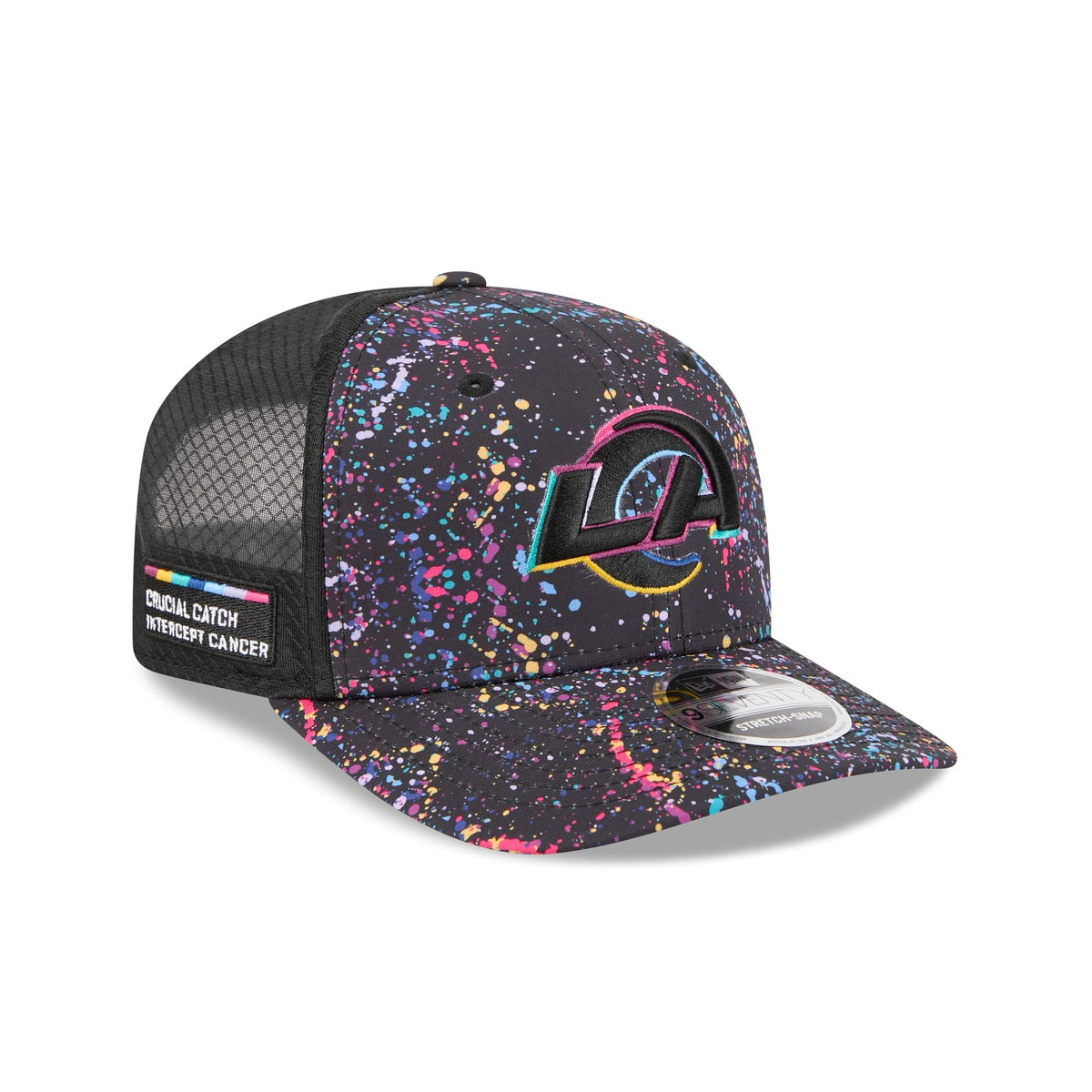 Los Angeles Rams 2025 Crucial Catch 9SEVENTY Trucker Hat