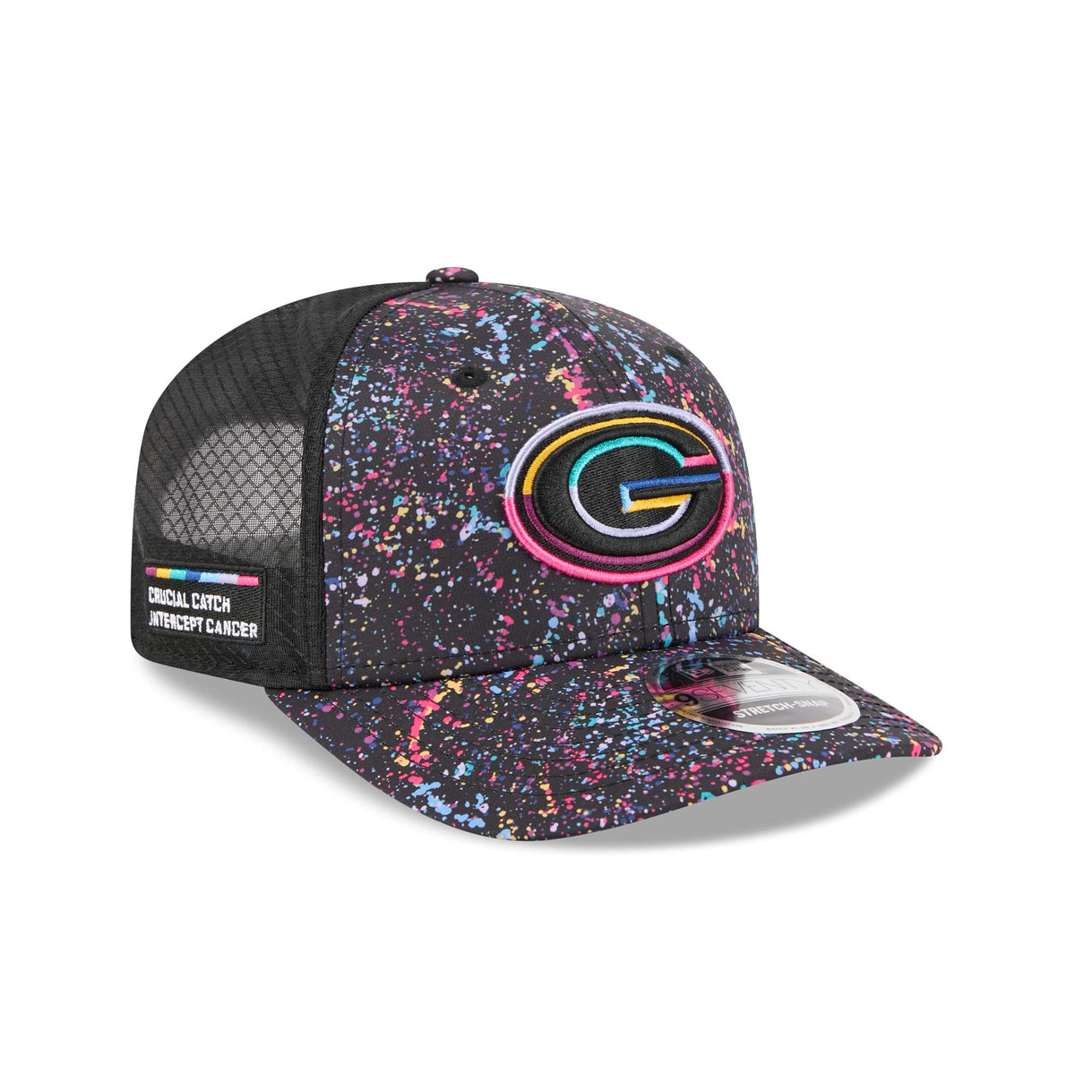 Green Bay Packers 2025 Crucial Catch 9SEVENTY Trucker Hat