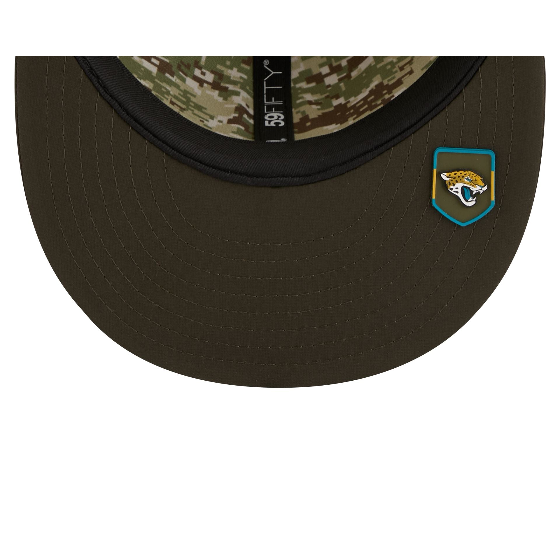 Jacksonville Jaguars 2025 Salute to Service 59FIFTY Fitted Hat