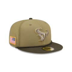 Houston Texans 2025 Salute to Service 59FIFTY Fitted Hat