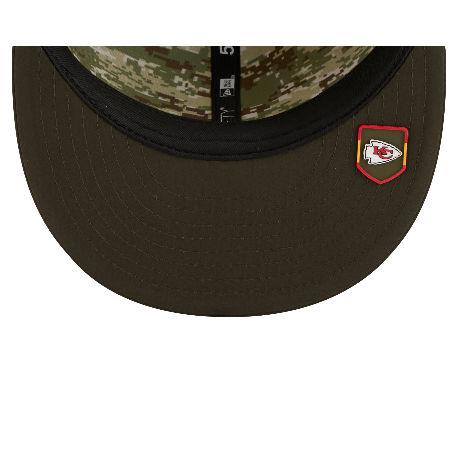 Kansas City Chiefs 2025 Salute to Service 59FIFTY Fitted Hat