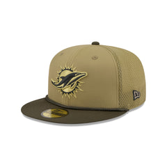 Miami Dolphins 2025 Salute to Service 59FIFTY Fitted Hat