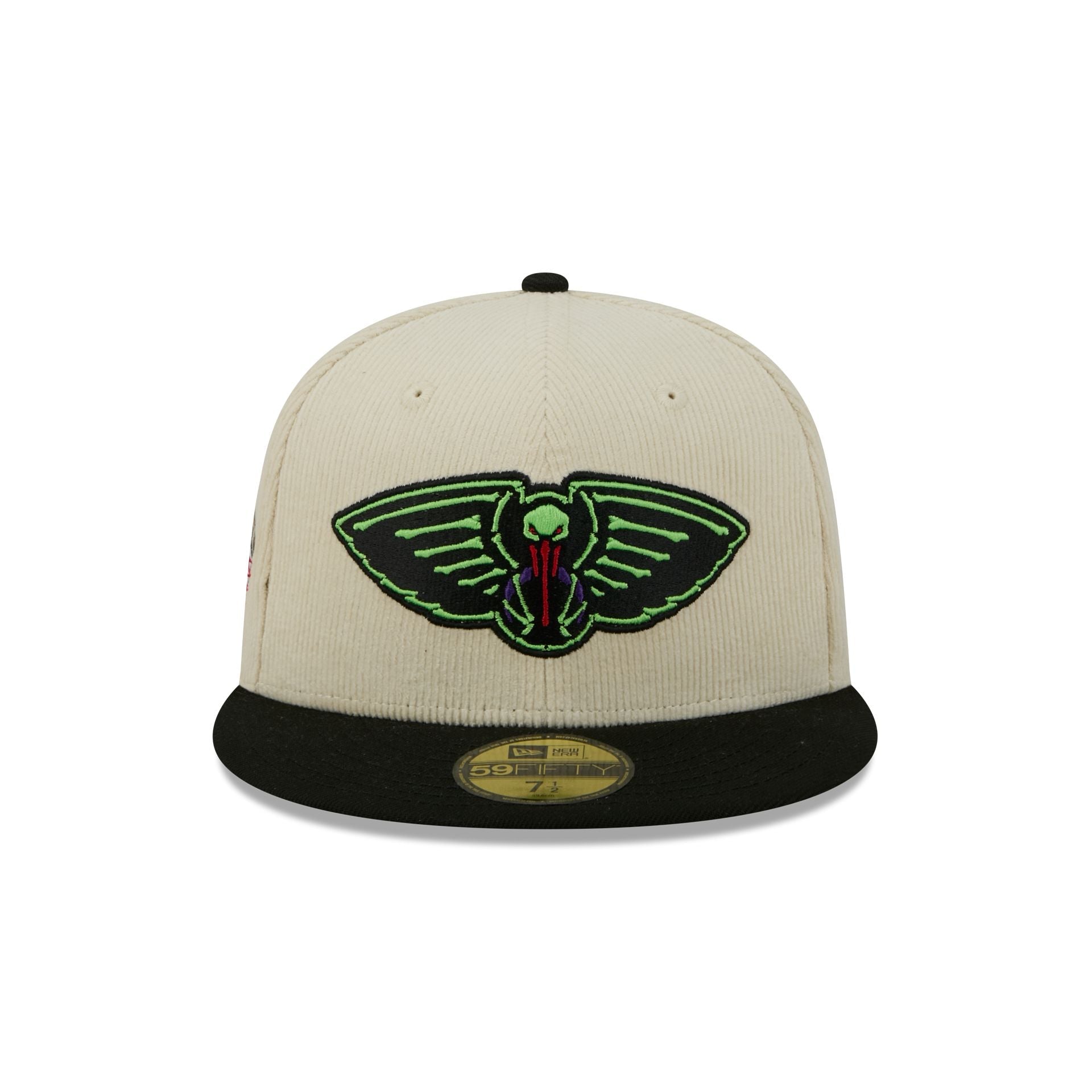 New Orleans Pelicans 2025 City Edition Chrome White Corduroy 59FIFTY Fitted Hat