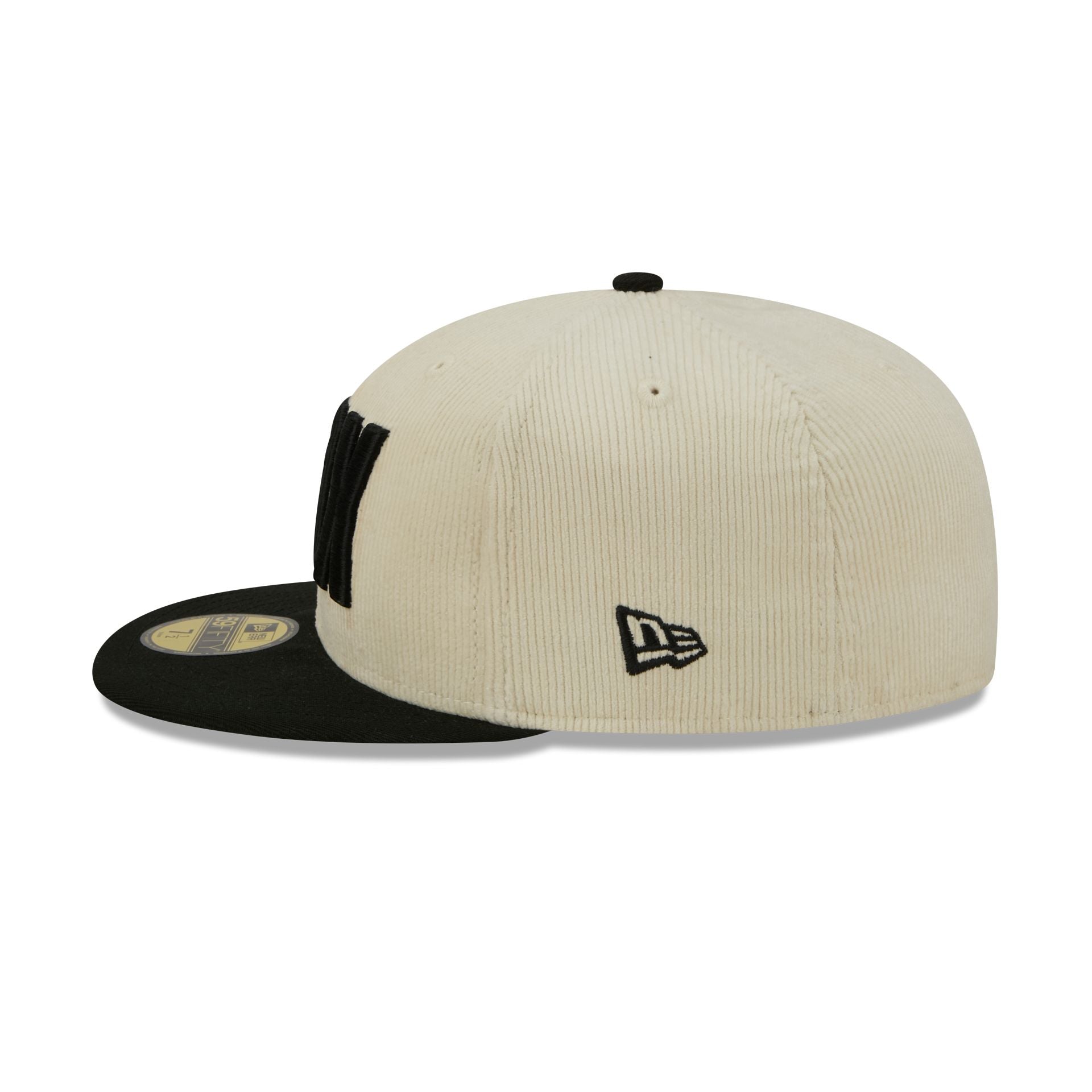 Portland Trail Blazers 2025 City Edition Chrome White Corduroy 59FIFTY Fitted Hat