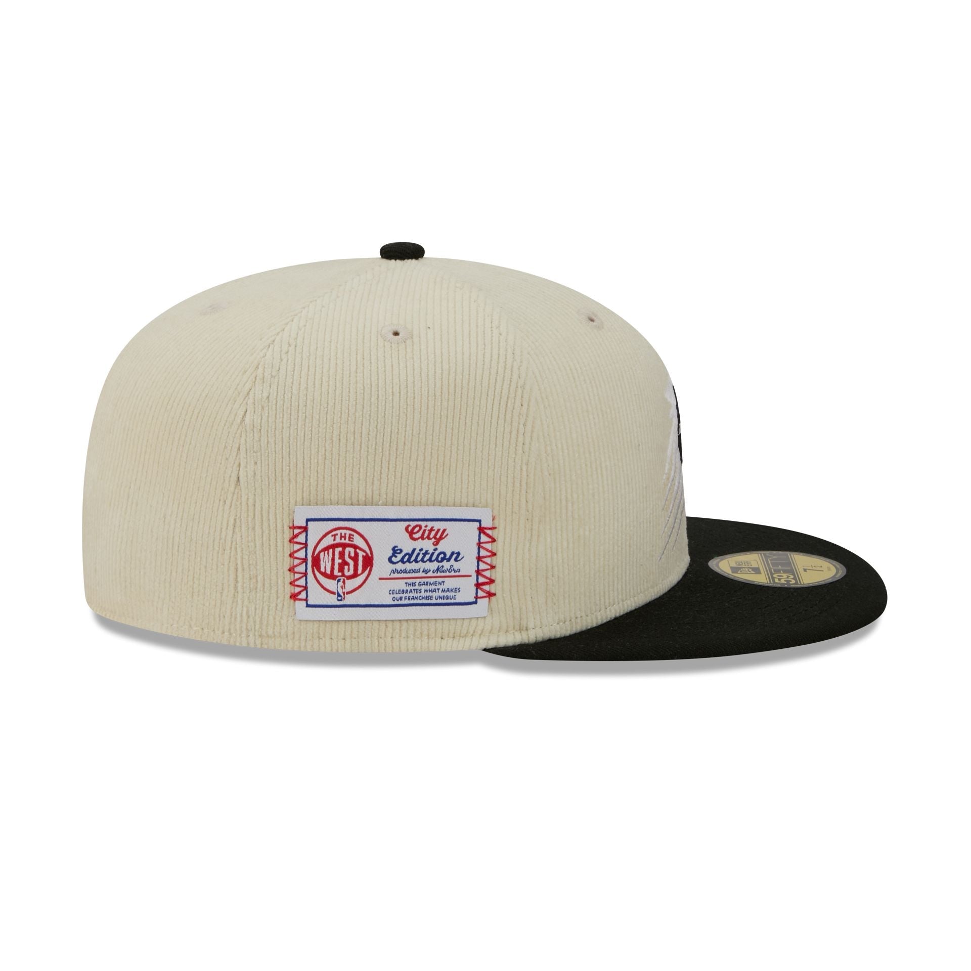 Phoenix Suns 2025 City Edition Chrome White Corduroy 59FIFTY Fitted Hat