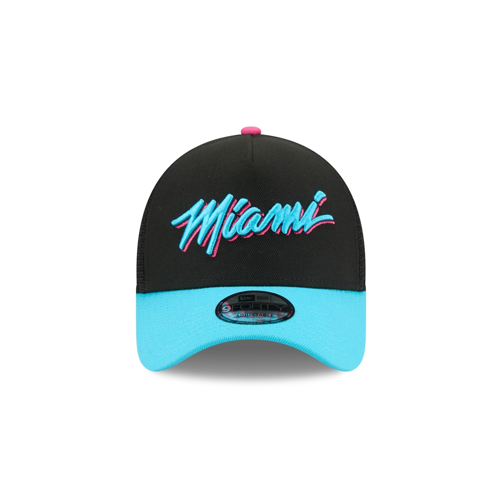 Miami Heat 2025 City Edition 9FORTY A-Frame Trucker Hat