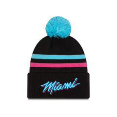 Miami Heat 2025 City Edition Pom Knit Hat