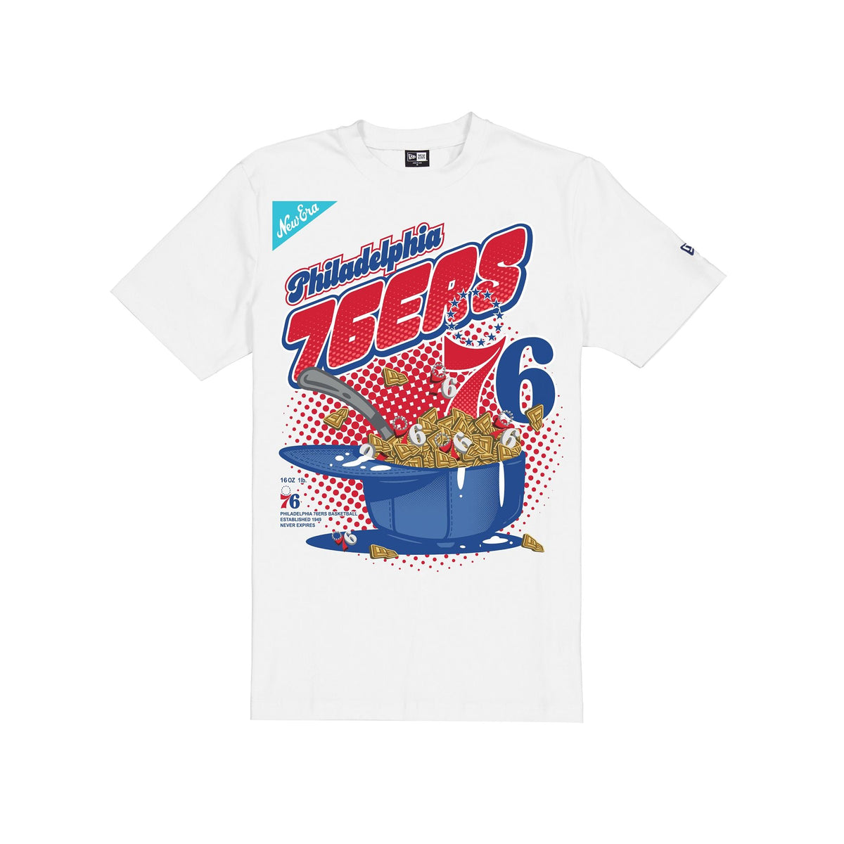 Philadelphia 76ers Cereal White T-Shirt
