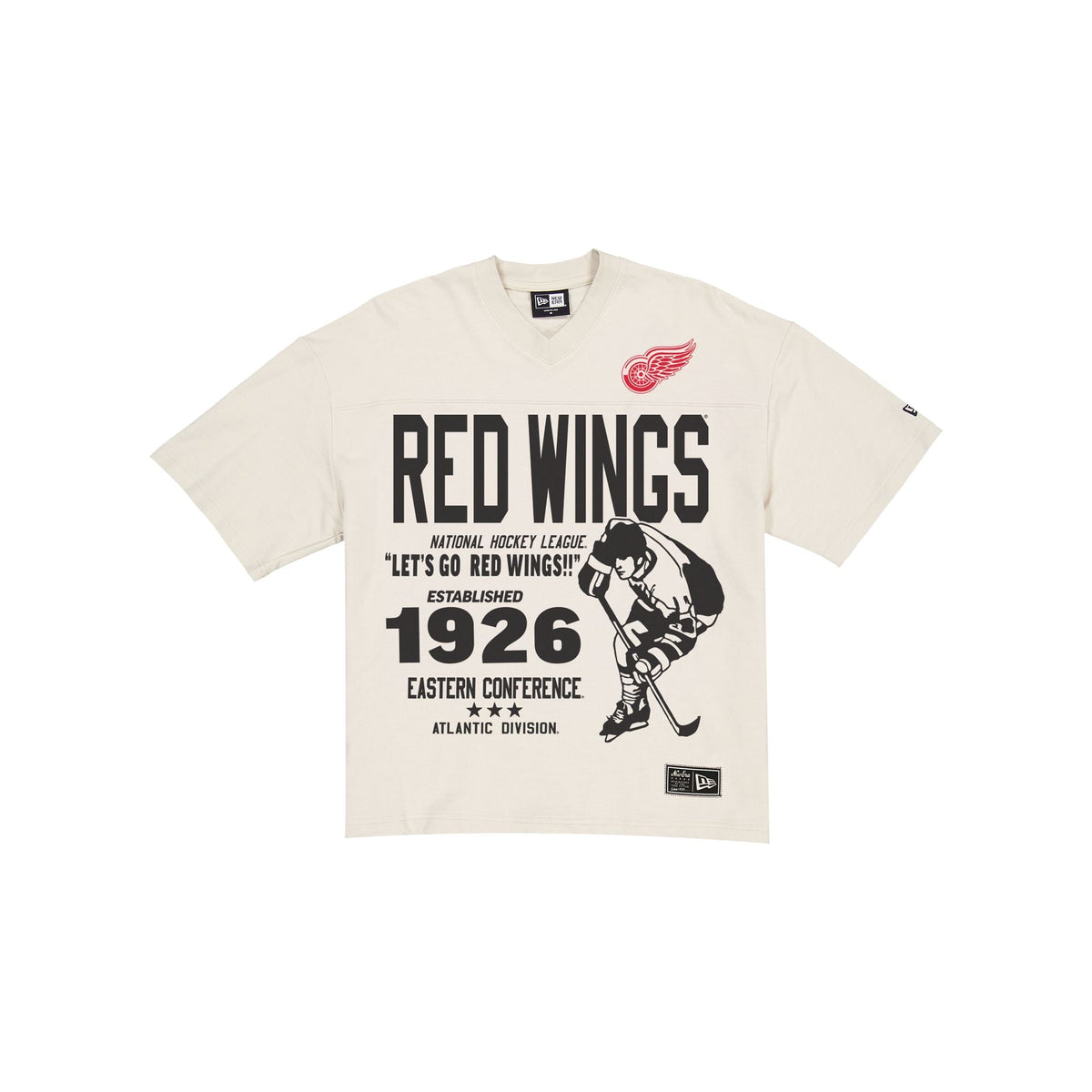Detroit Red Wings Throwback Prep Stone T-Shirt